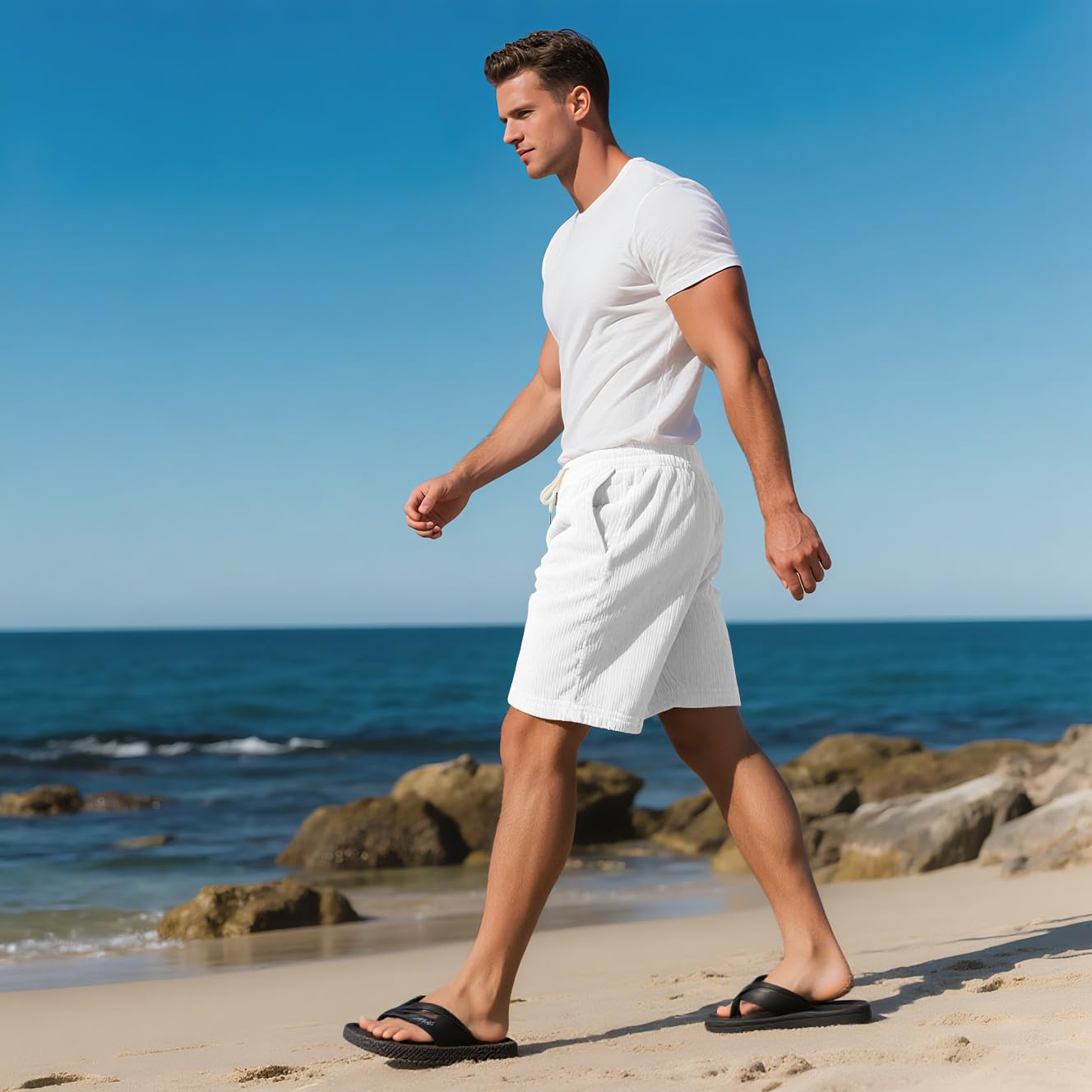 Mens Cargo Shorts Casual