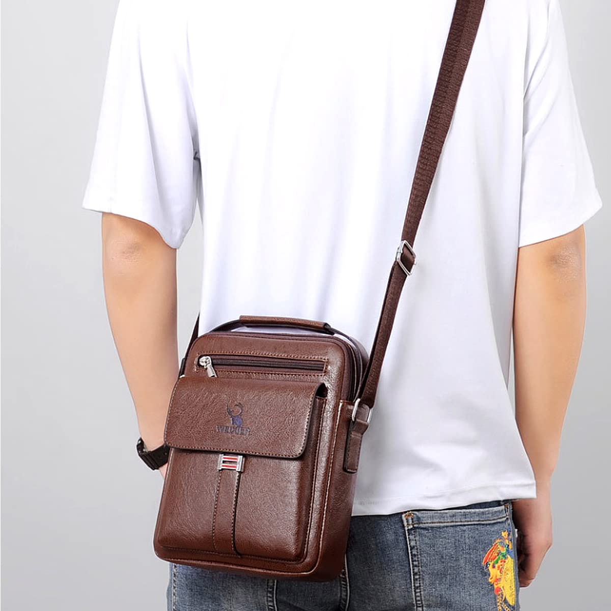 EBXN - Bolsos Bandolera para Hombre