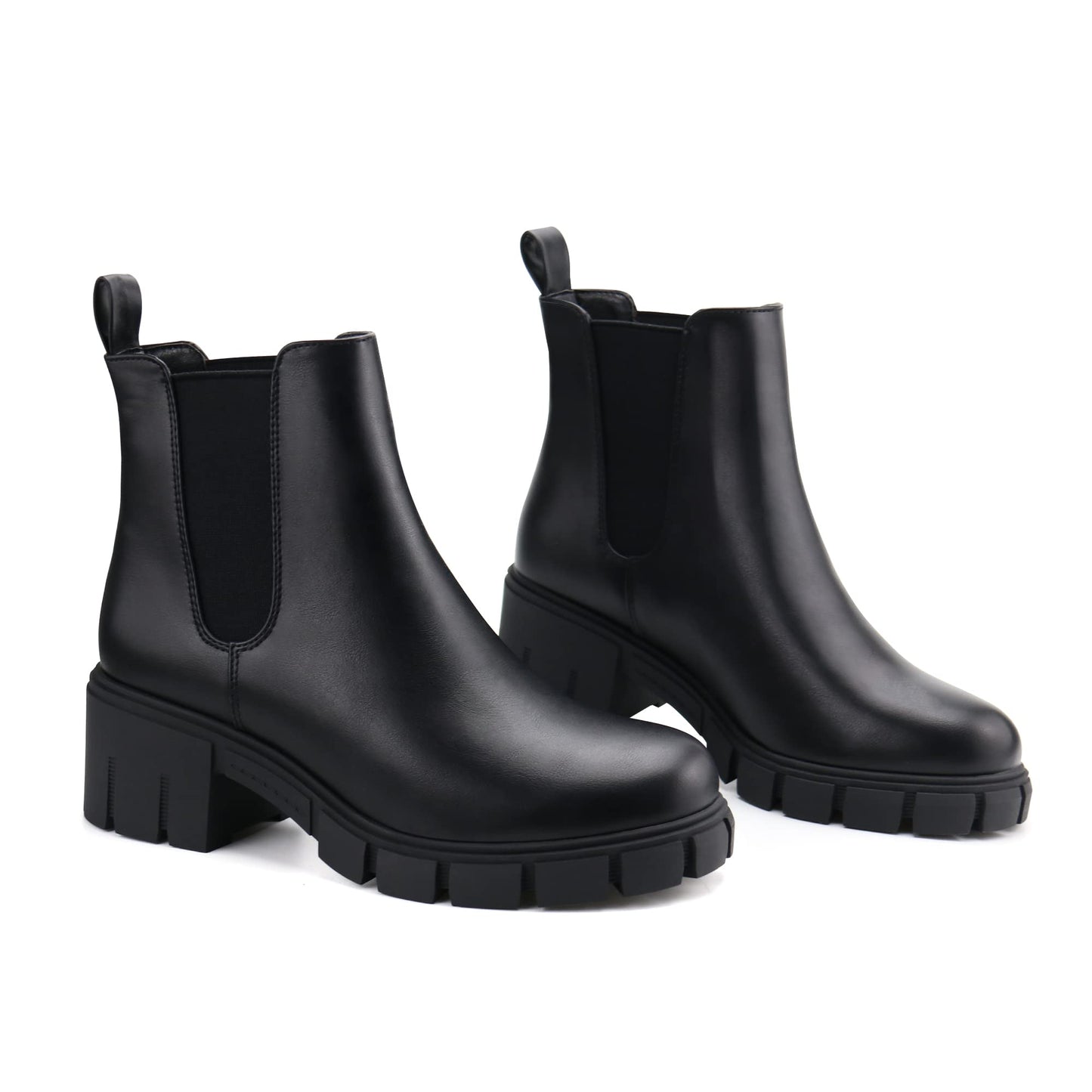 EBXN Women Platform Ankle Boots