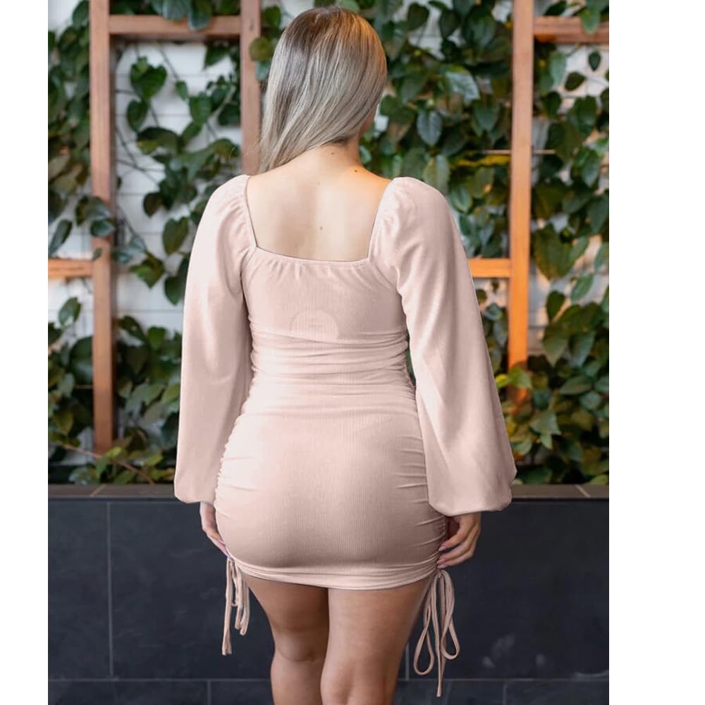 Vestido Mujer Corto Mini Bodycon