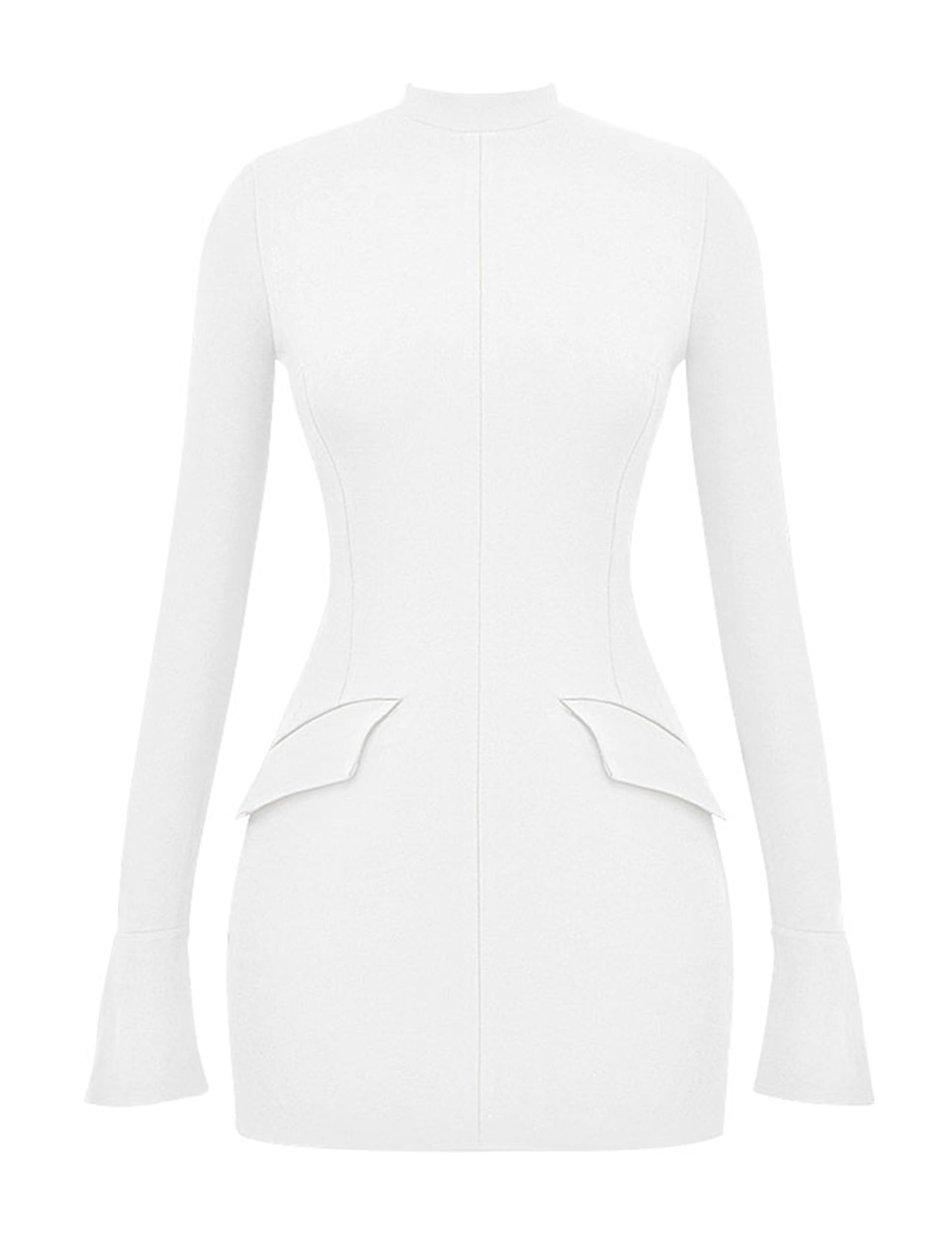 EBXN Women's Long Sleeve Mock Turtle Neck