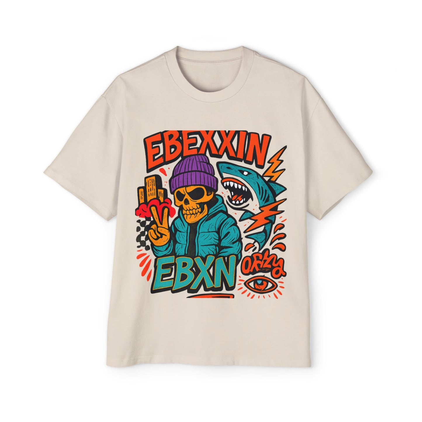 eBexxin - Men's Graphic Oversized T-Shirt