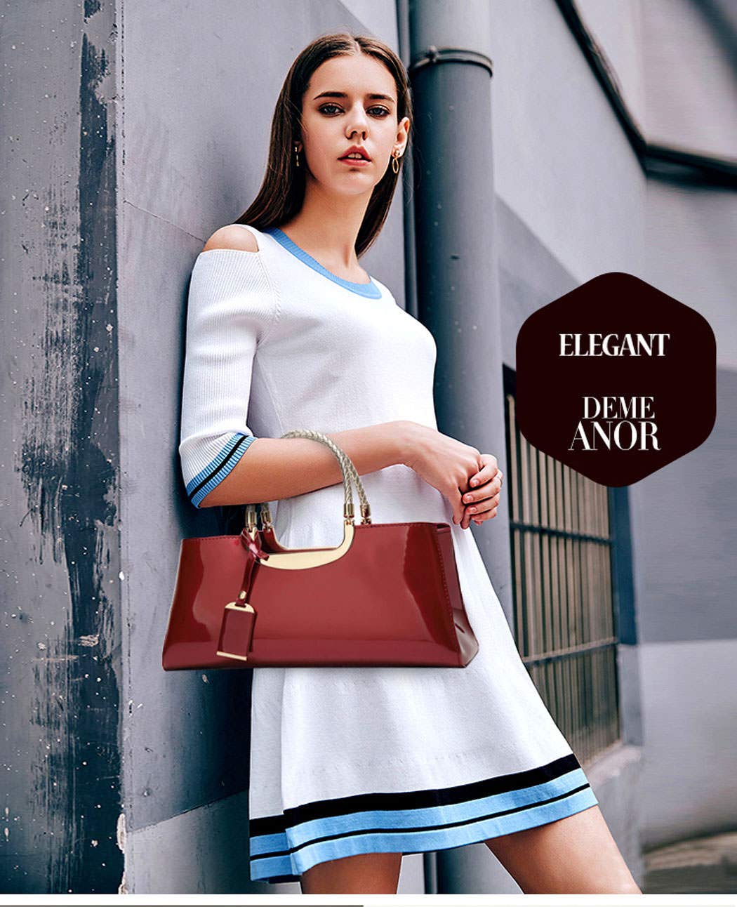 EBXN Mujer Bolsos de Mano Casual