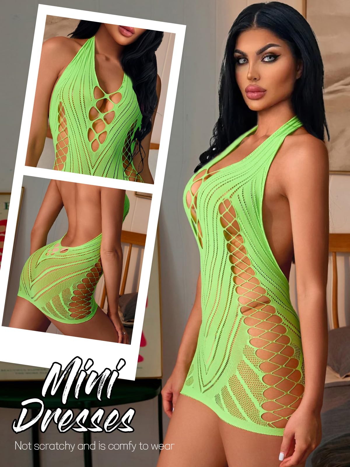 Sexy Pijama Fiesta Bodycon Mini Dress