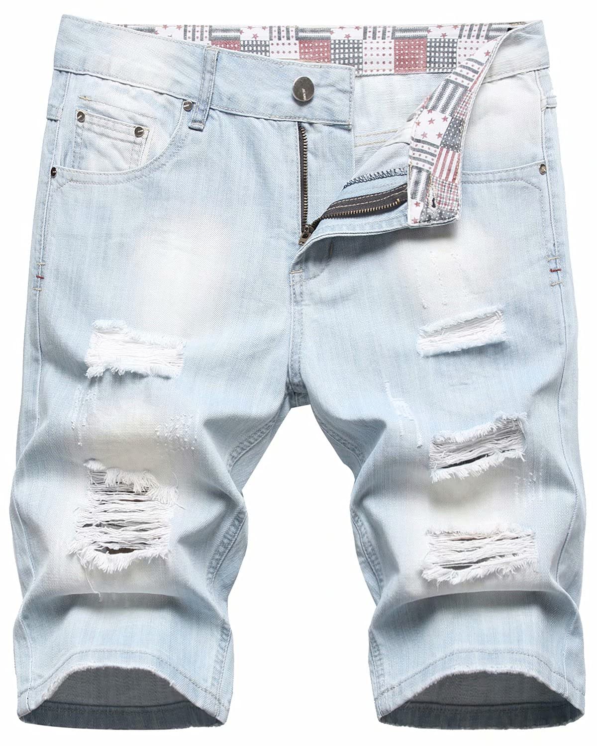 Men's Ripped Jean Short