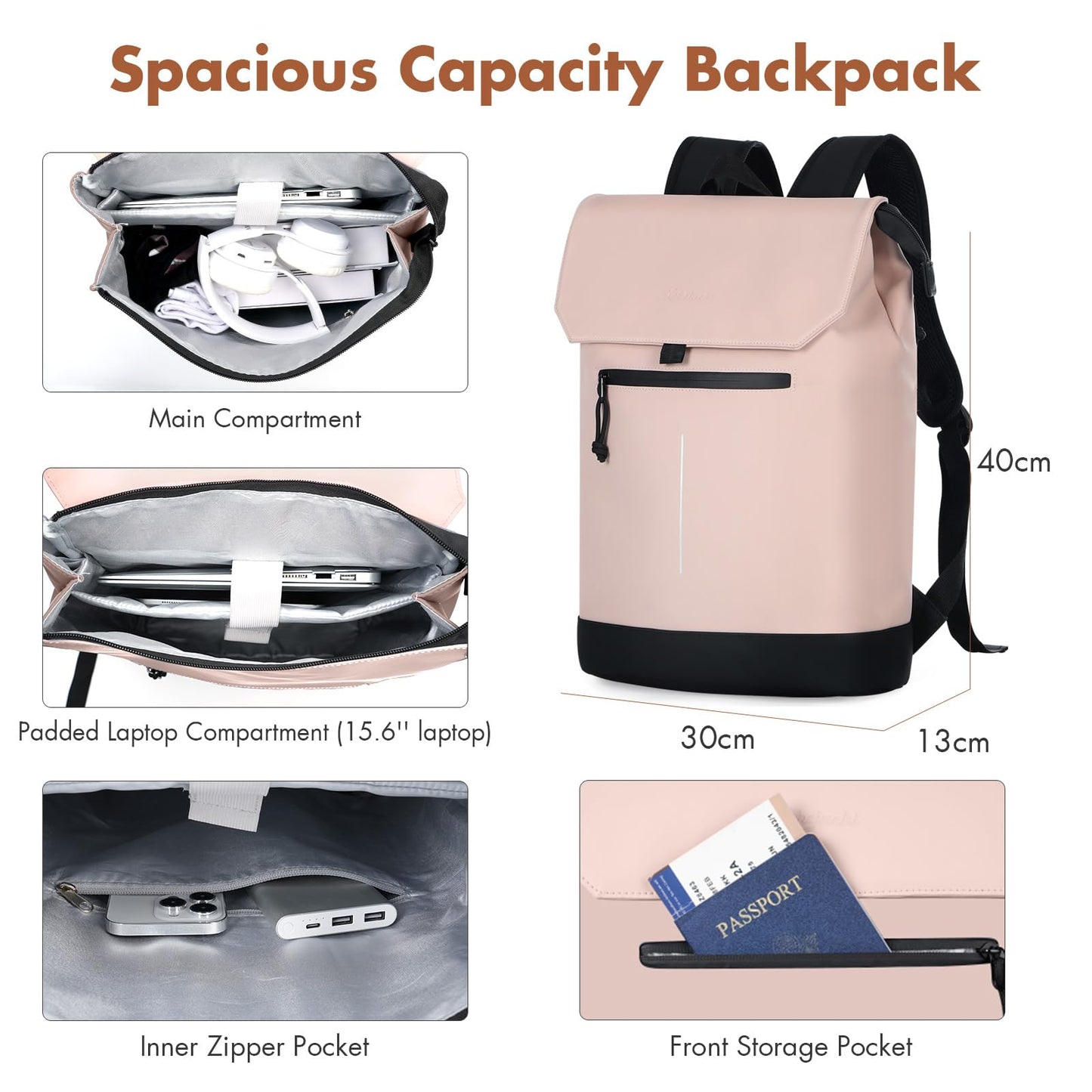 EBXN Mochila para Ordenador Portátil