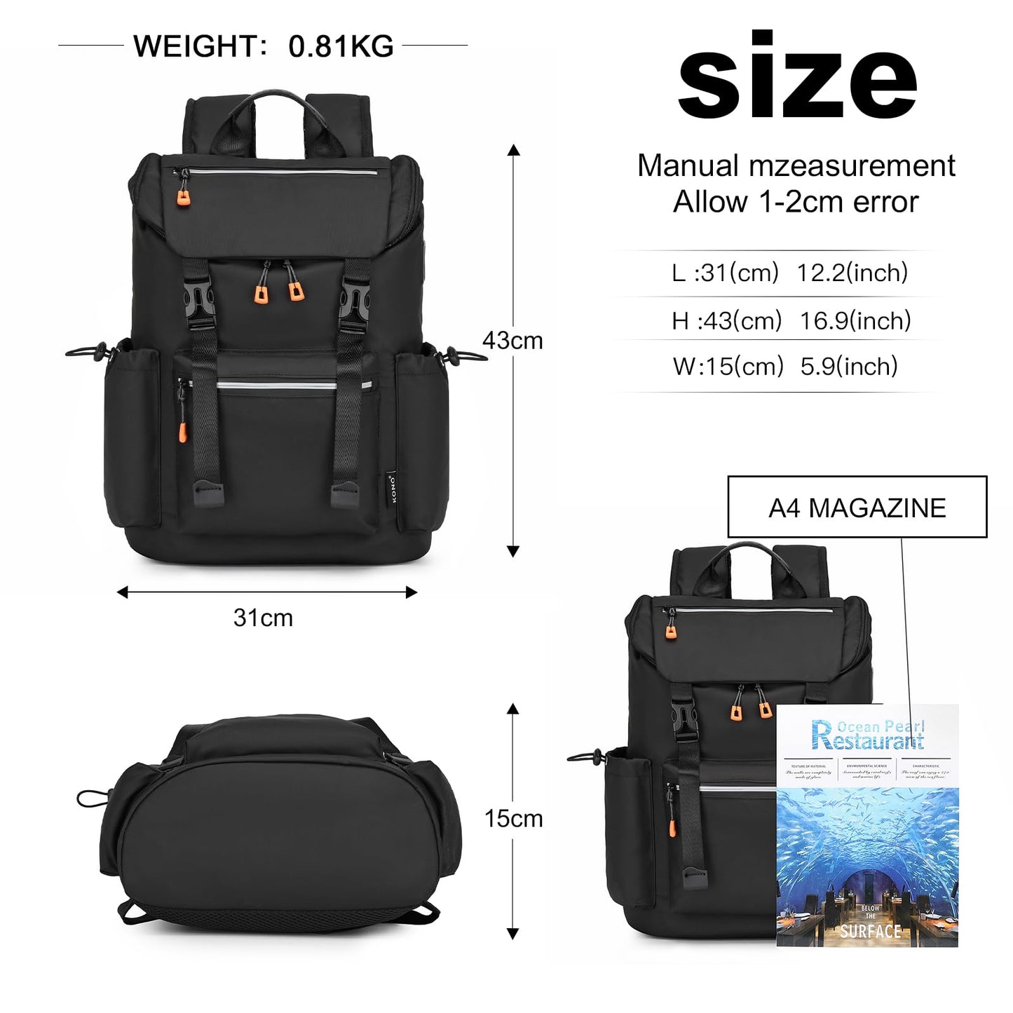 EBXN Mochila de Viaje