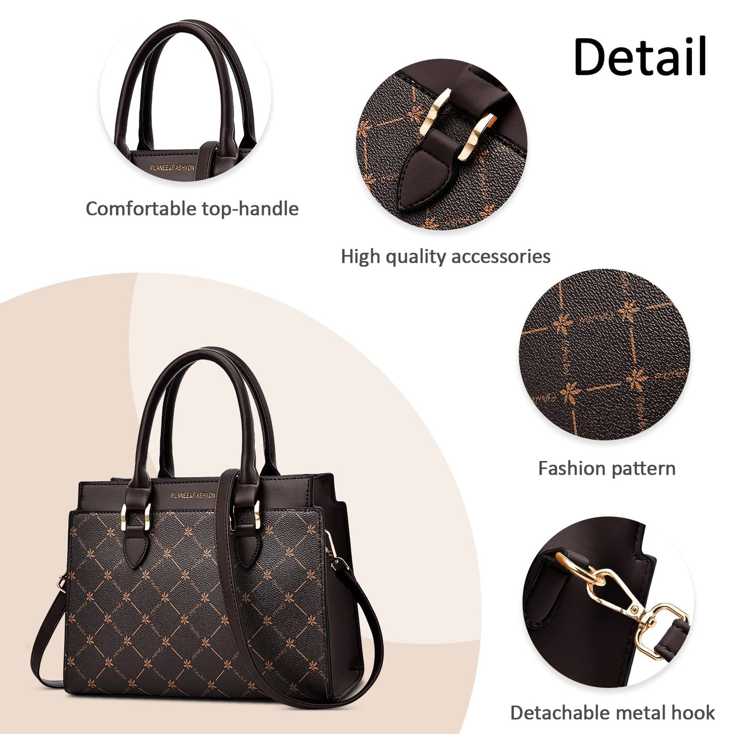 EBXN Mujer Bolso de Hombro Moda