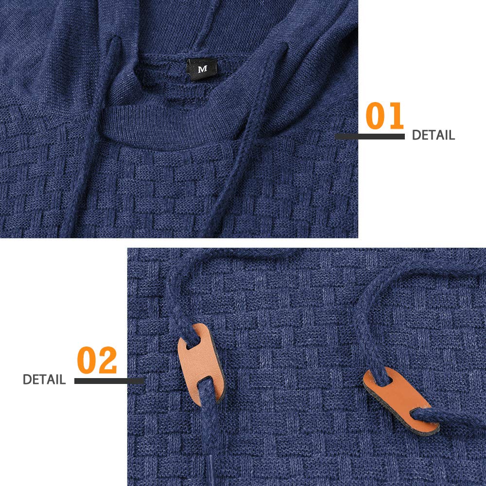 EBXN Sudadera con Capucha para Hombre