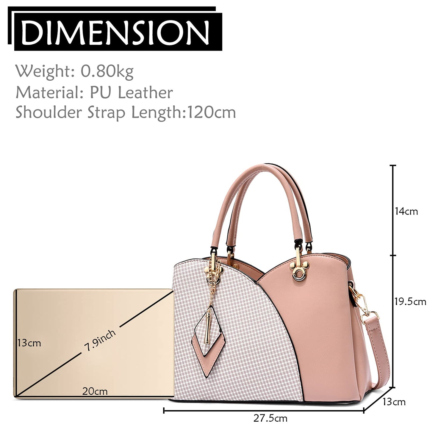 EBXN Bolso de Mano Mujer Moda