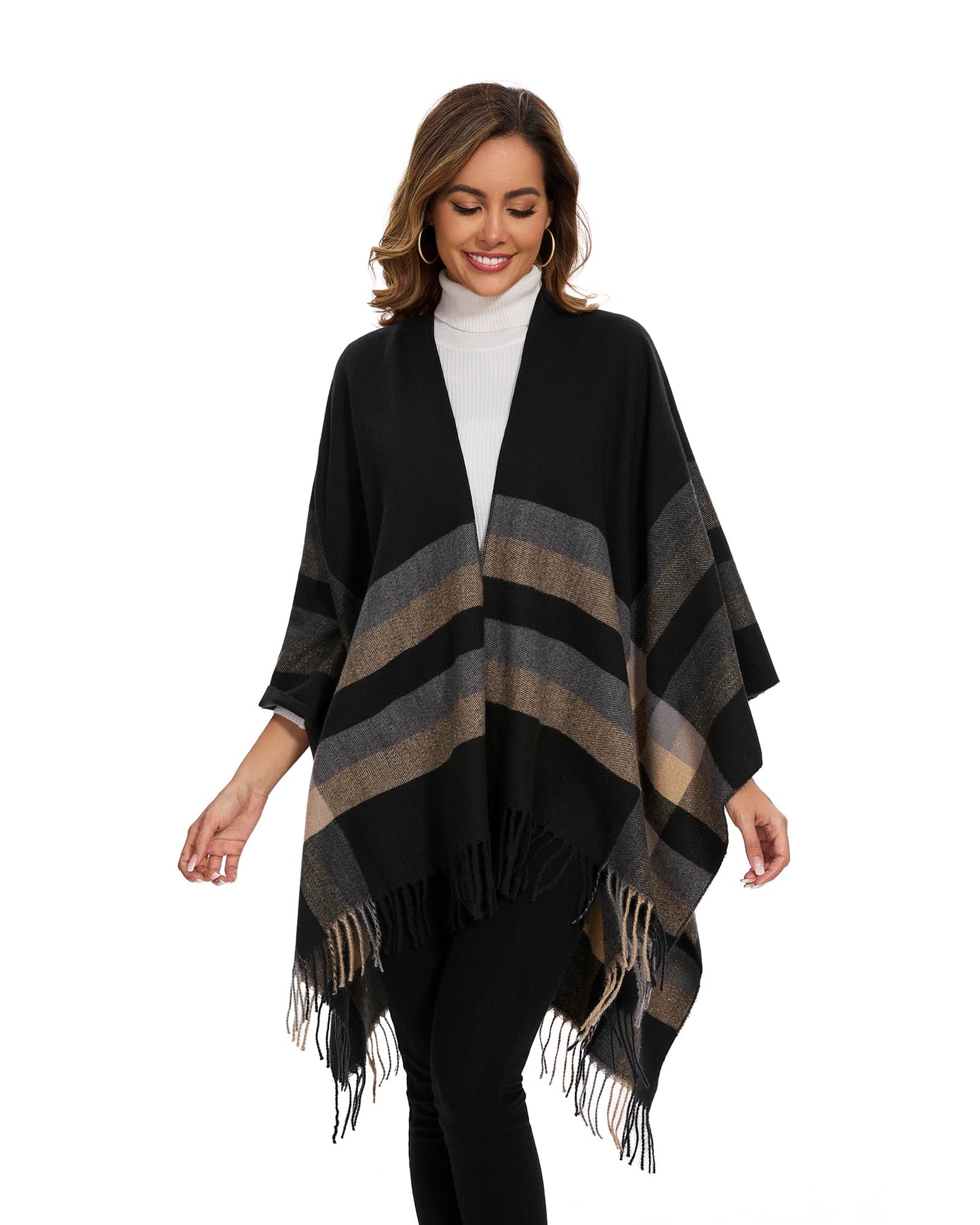 EBXN Colornial Chal Elegante para Mujer
