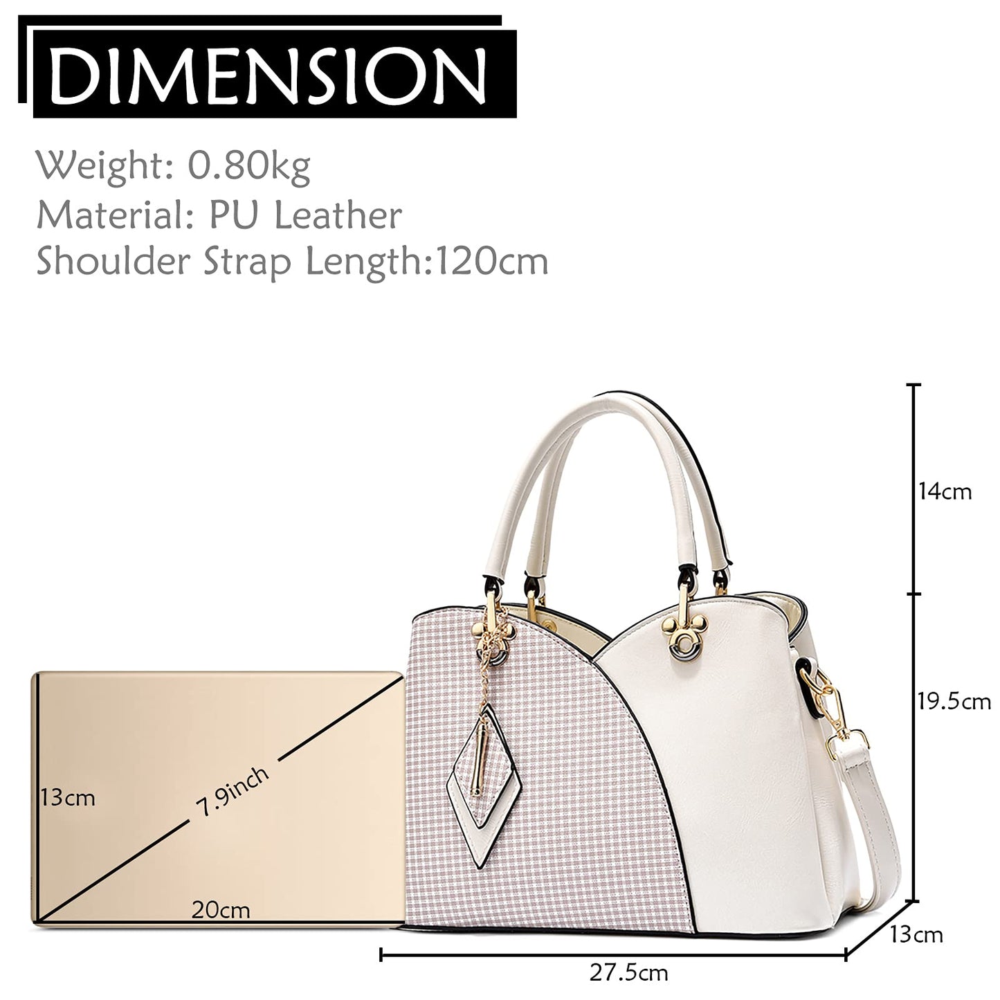 EBXN Bolso de Mano Mujer Moda