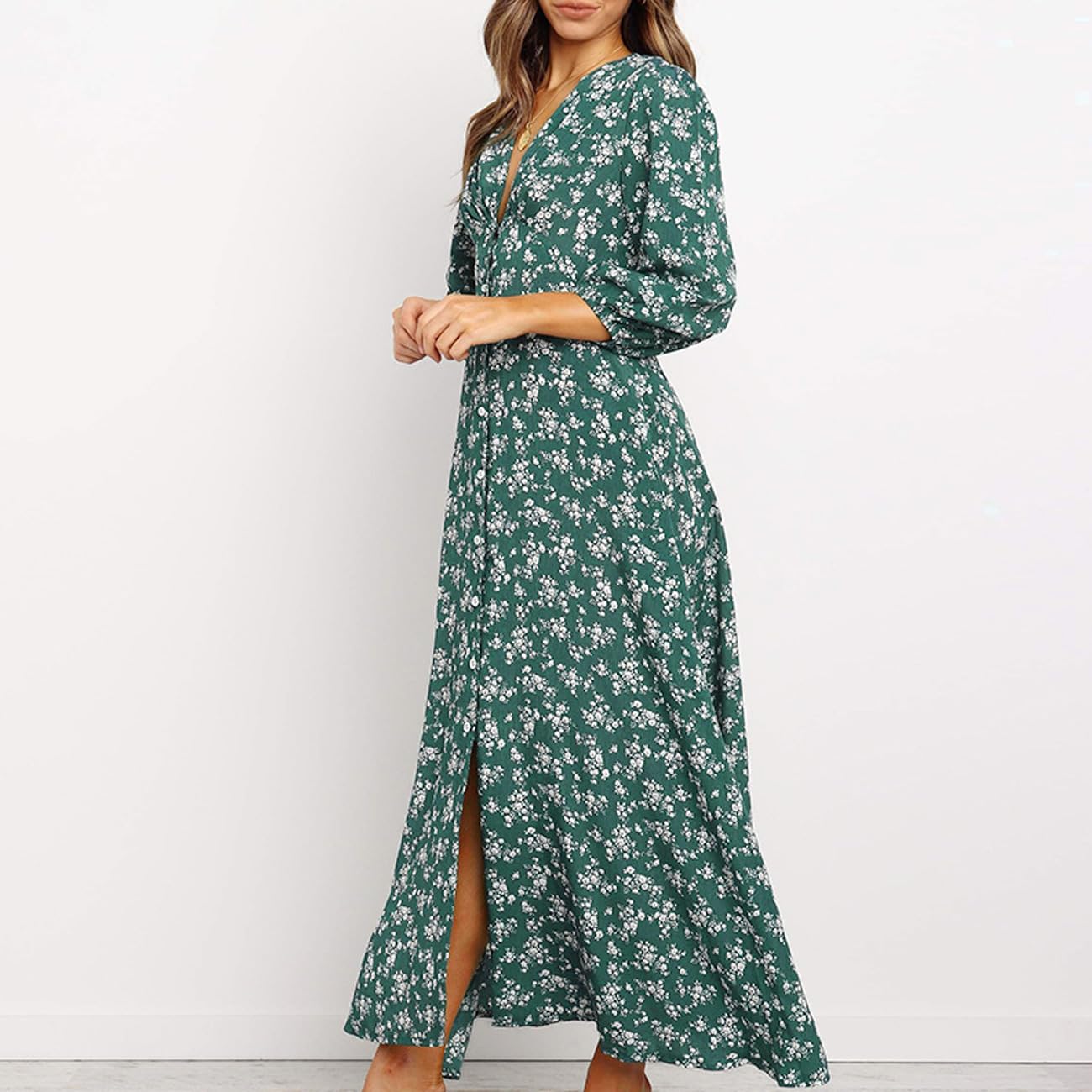 EBXN Vestidos Mujer Floral