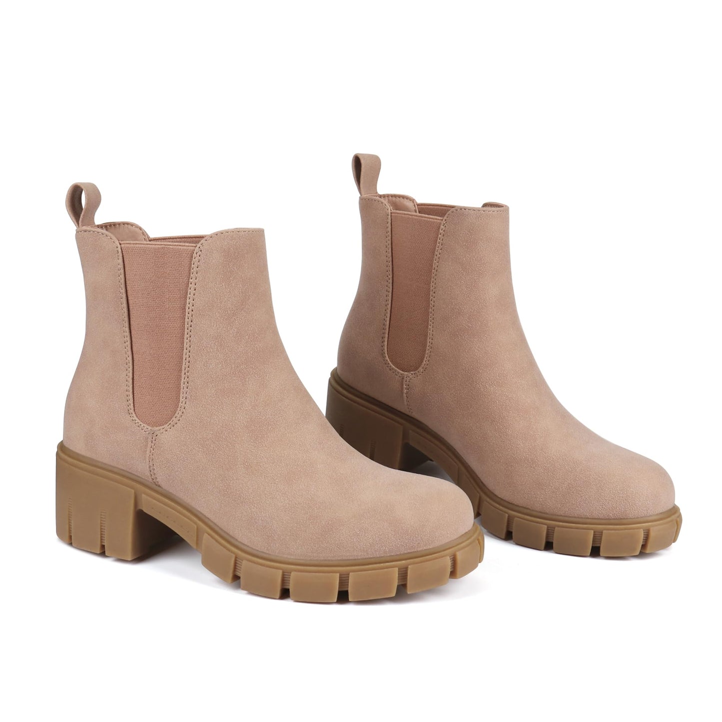 EBXN Women Platform Ankle Boots