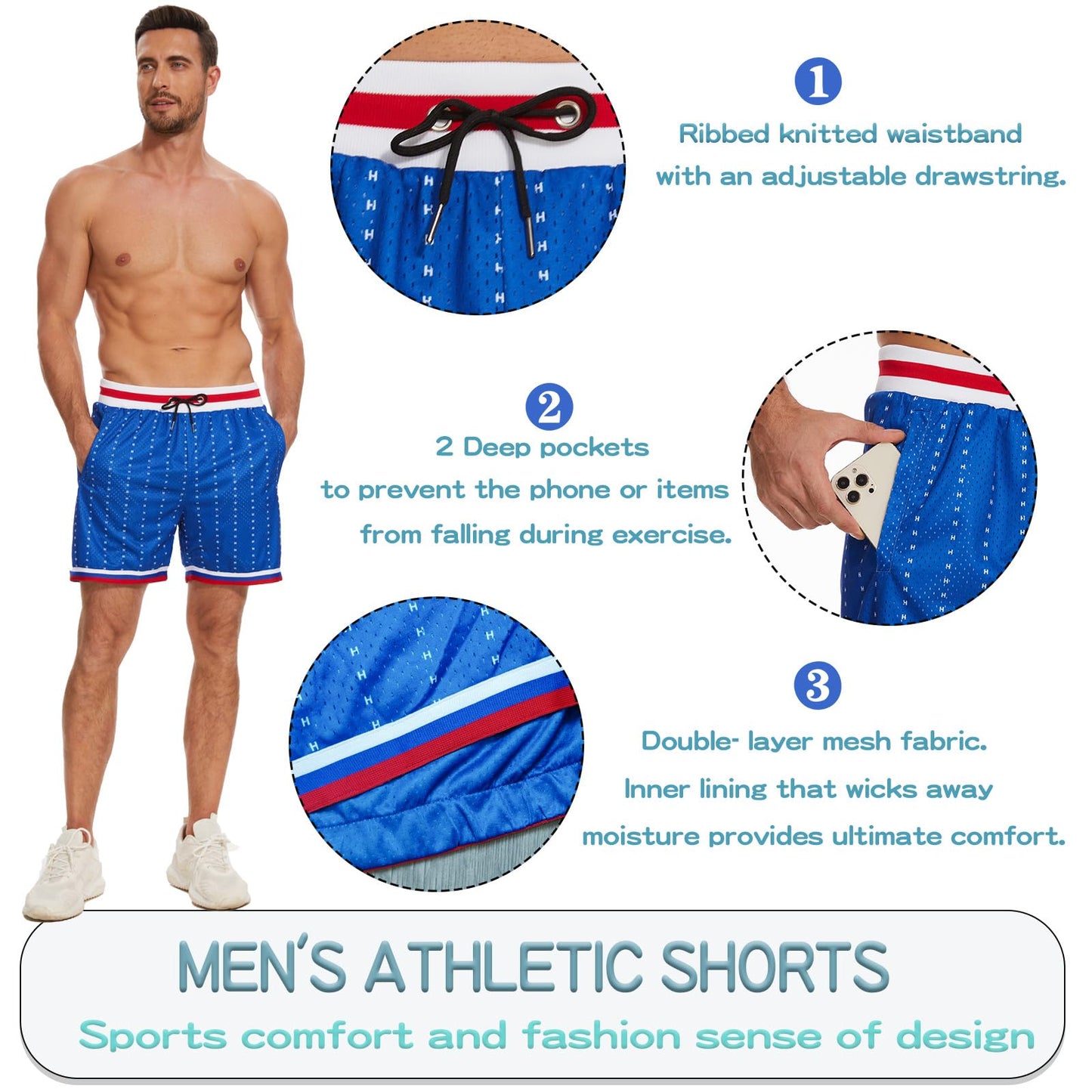 Basketball Athletic Shorts Men