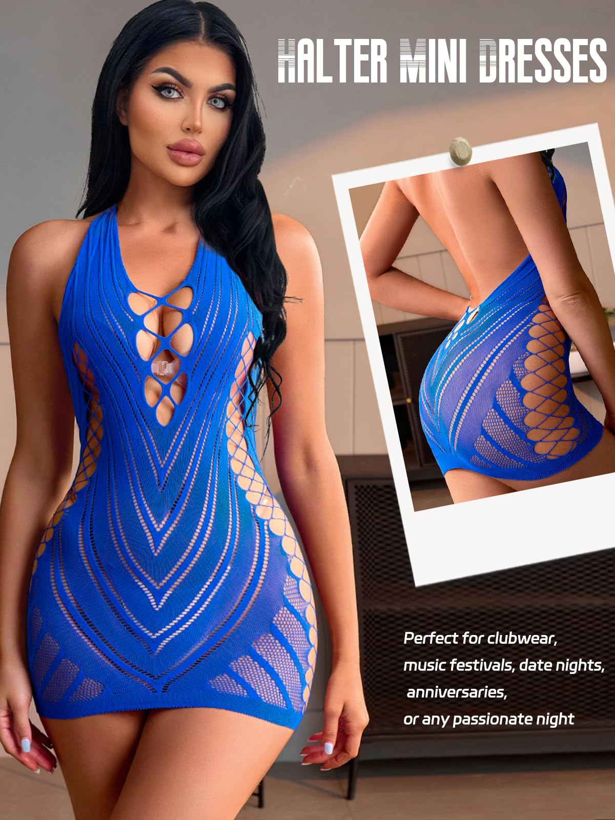 Sexy Pijama Fiesta Bodycon Mini Dress
