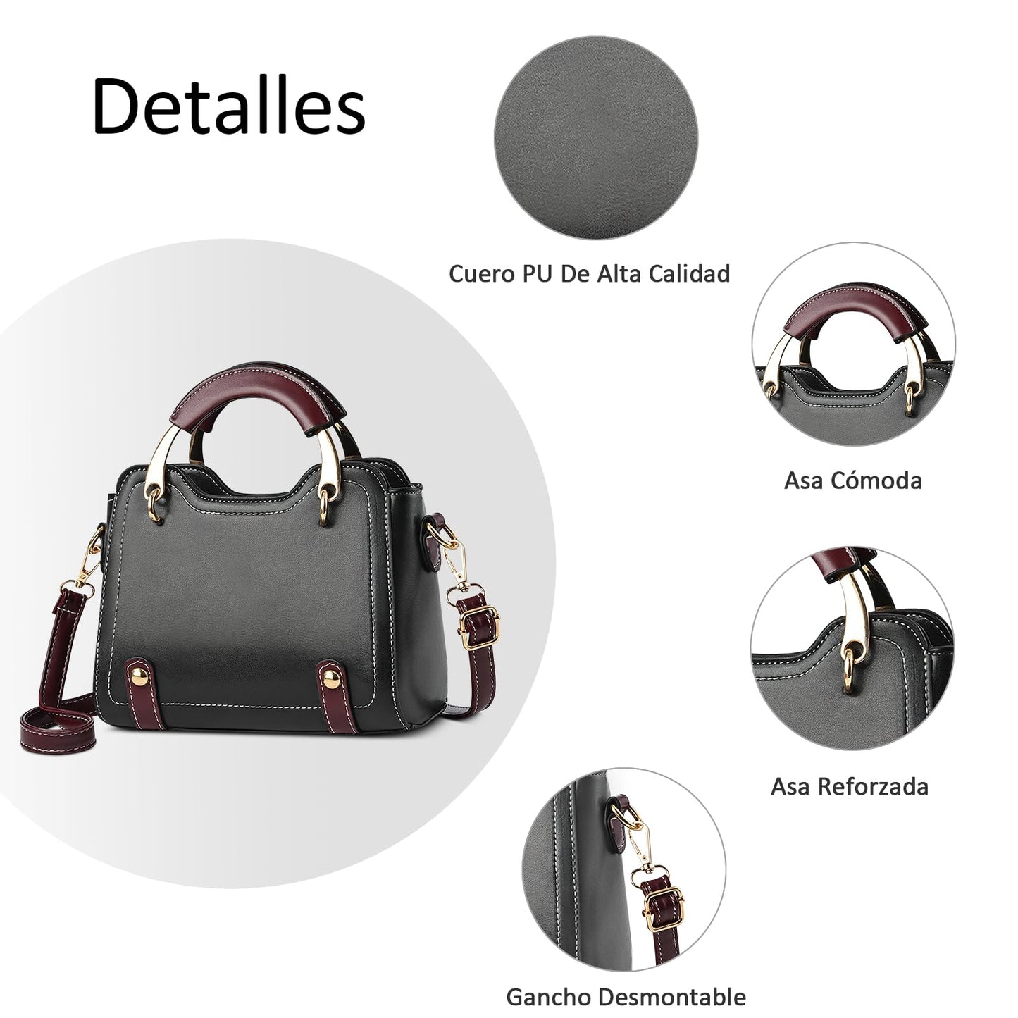 EBXN Moda Bolso de Mano
