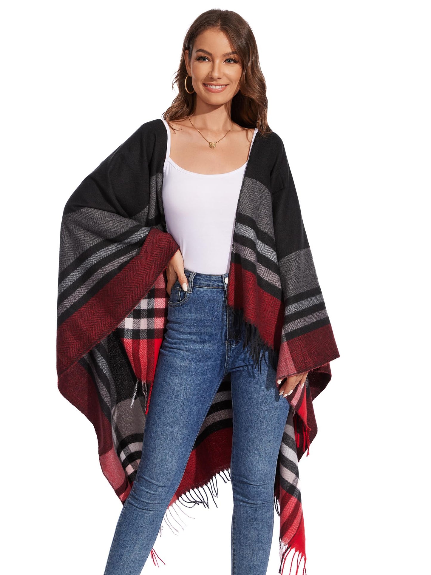 EBXN Colornial Chal Elegante para Mujer