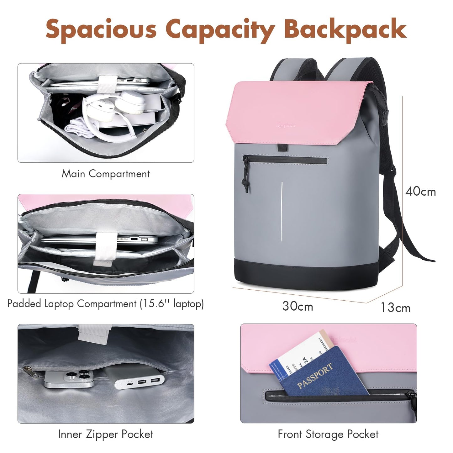 EBXN Mochila para Ordenador Portátil