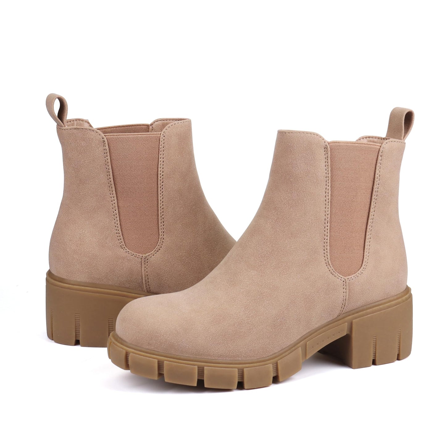 EBXN Women Platform Ankle Boots