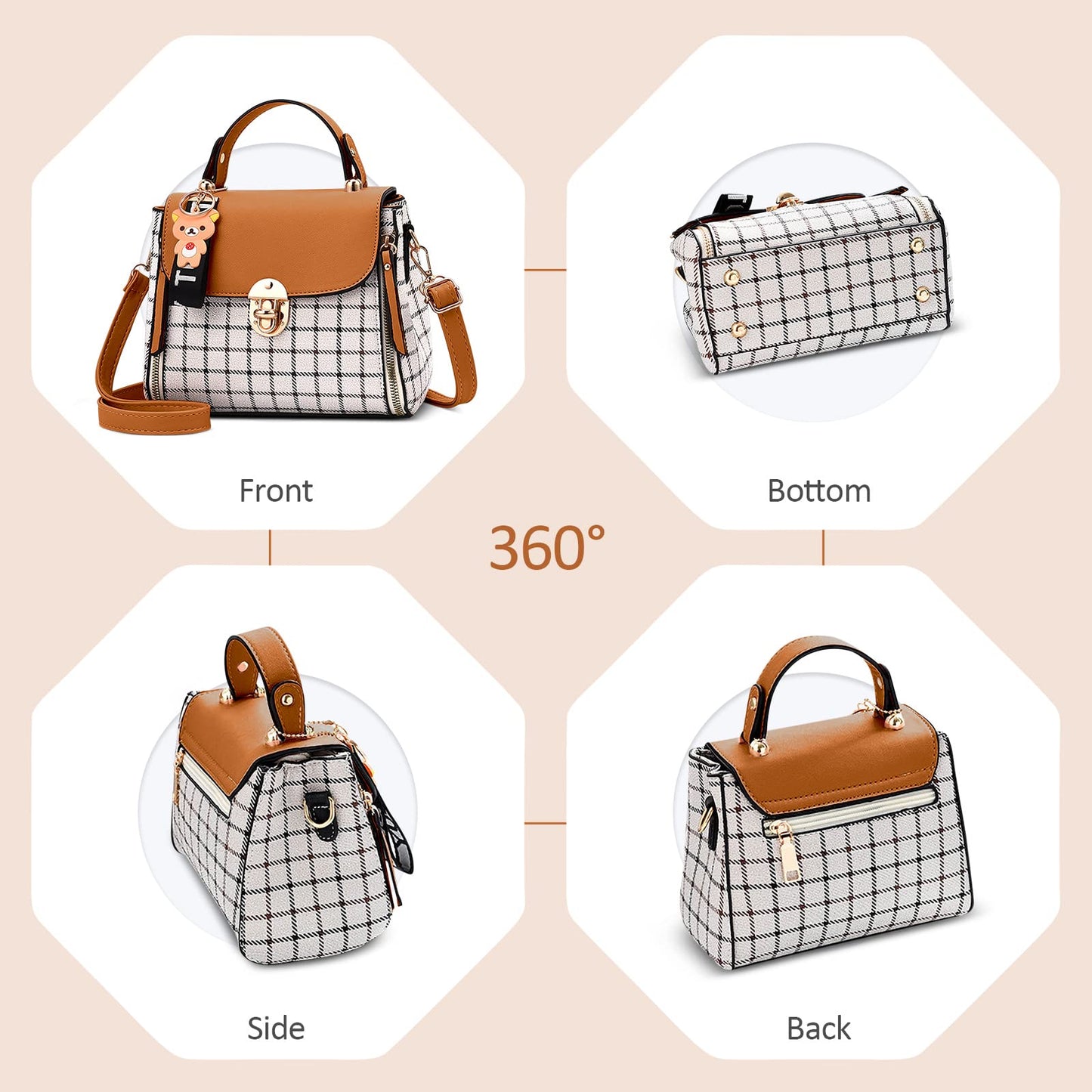 EBXN Moda Bolso de Mujer