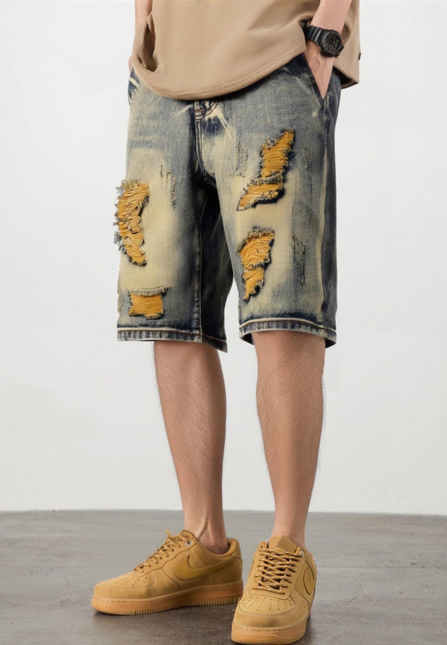 Men Denim Shorts Classic