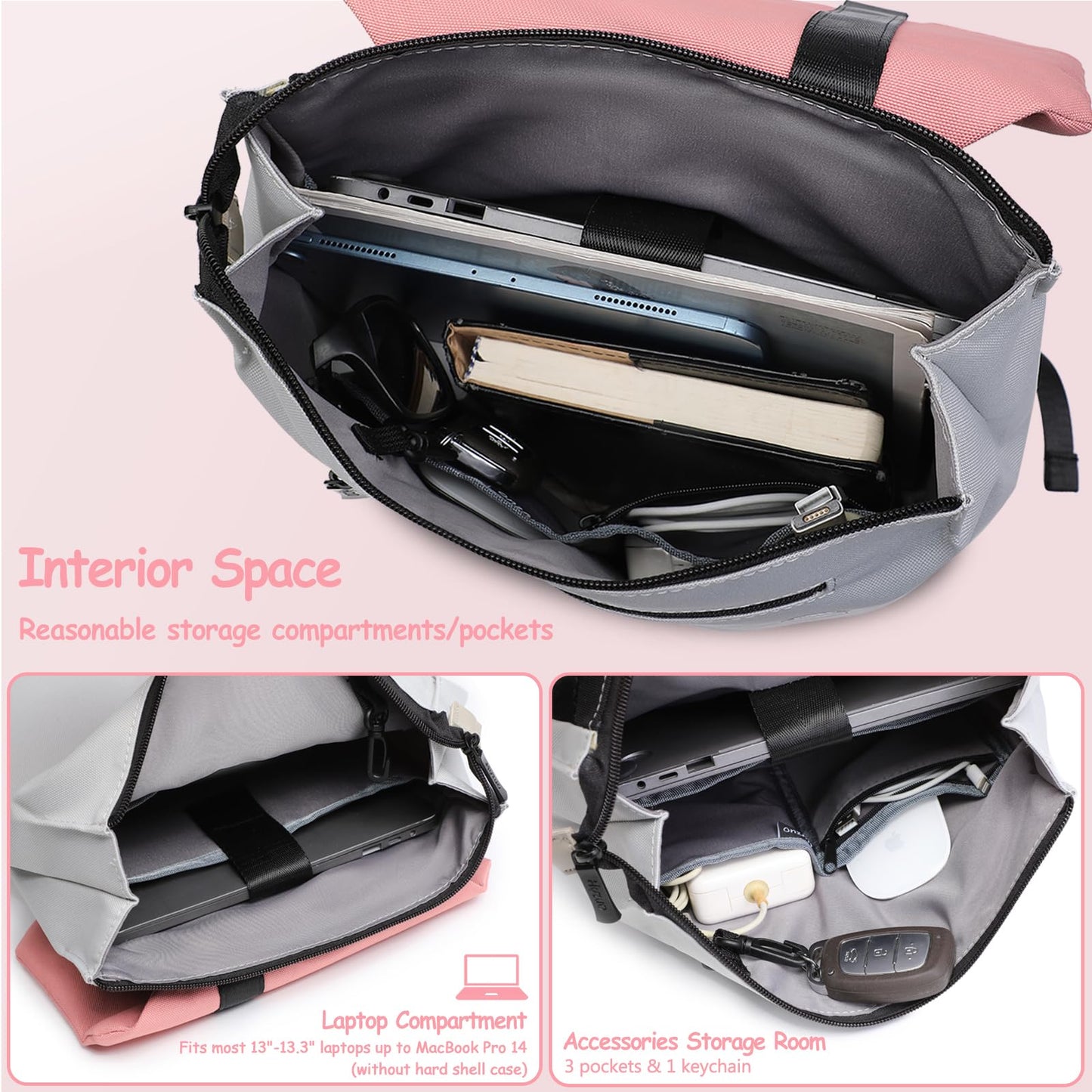 EBXN Mochila para mujer