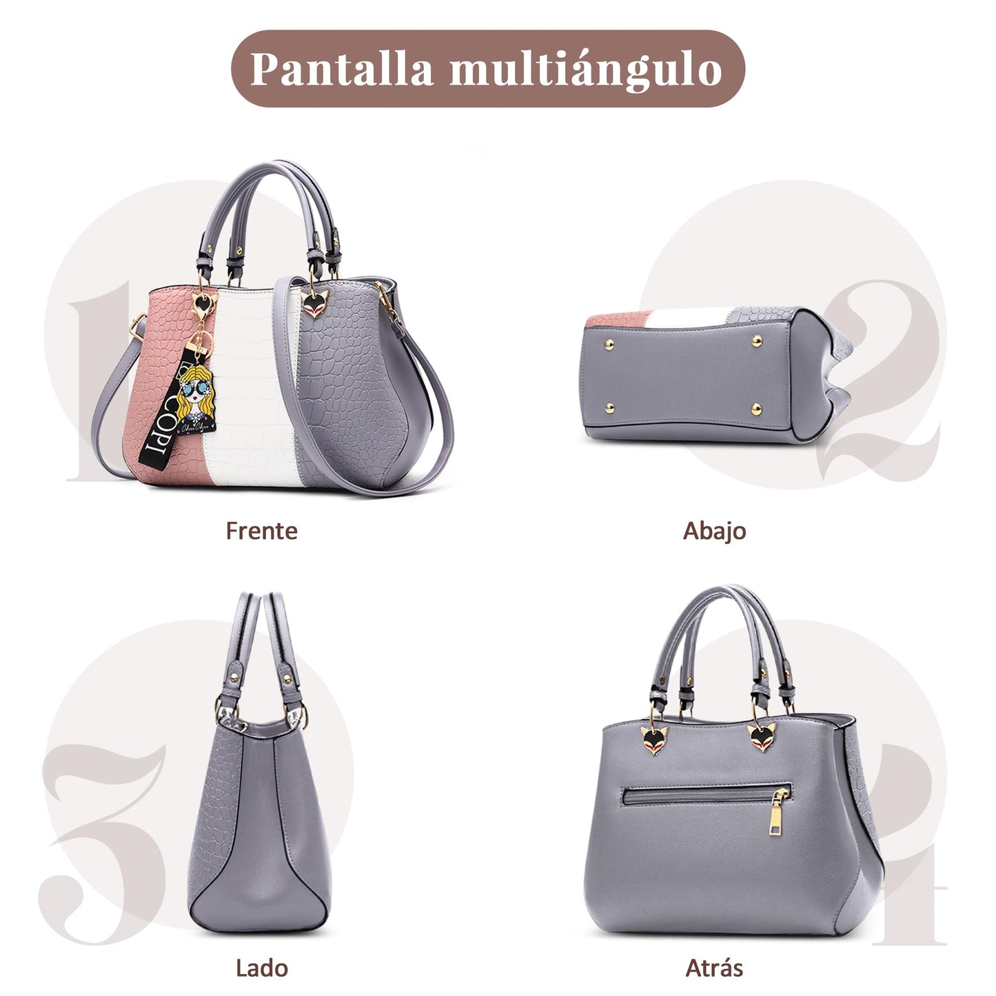 EBXN Moda Bolsos de Mano Mujer