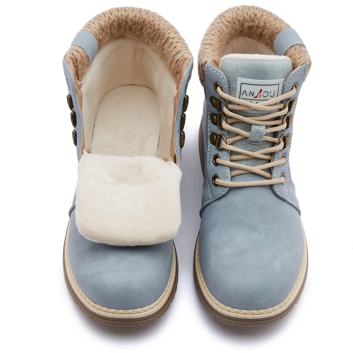 EBXN Casual Winter Hiking Boots For Women