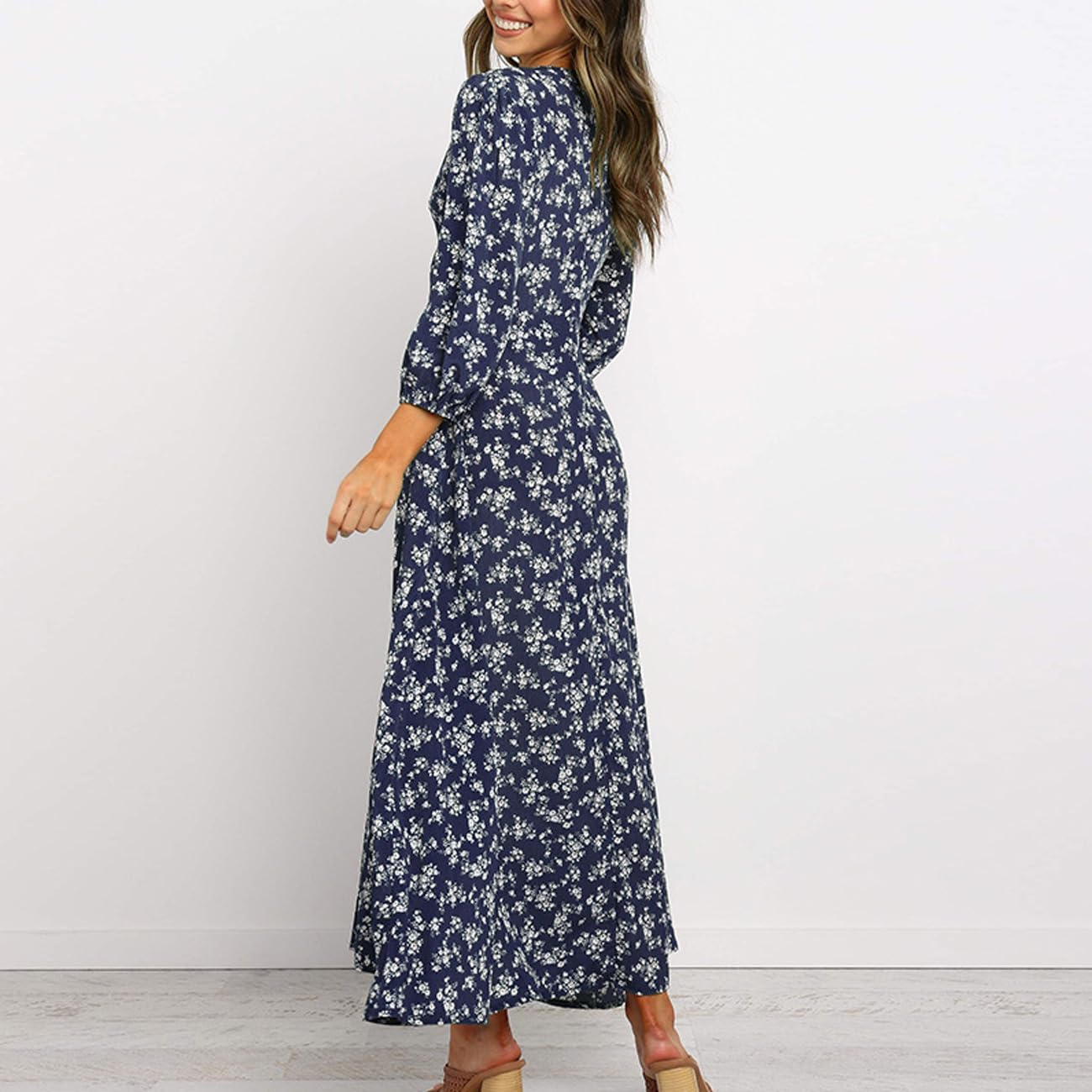 EBXN Vestidos Mujer Floral
