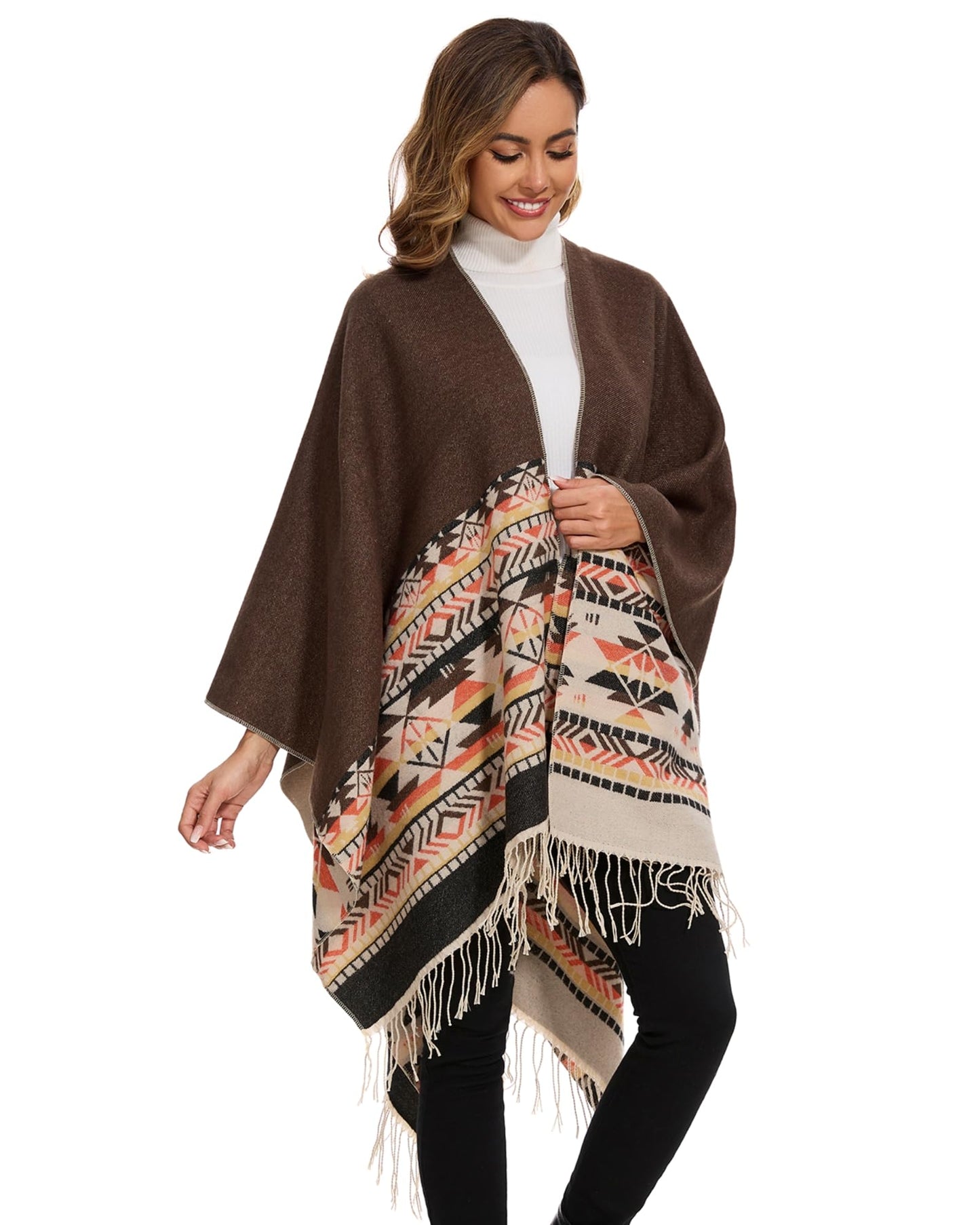 EBXN Colornial Chal Elegante para Mujer
