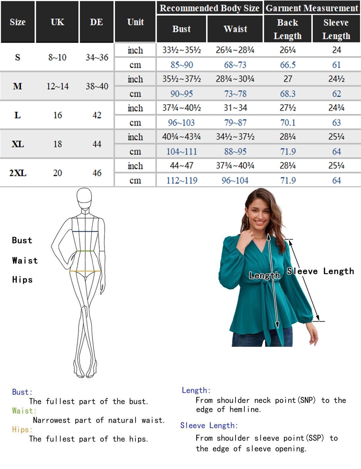 EBXN Mujer Casual Manga Larga Jersey