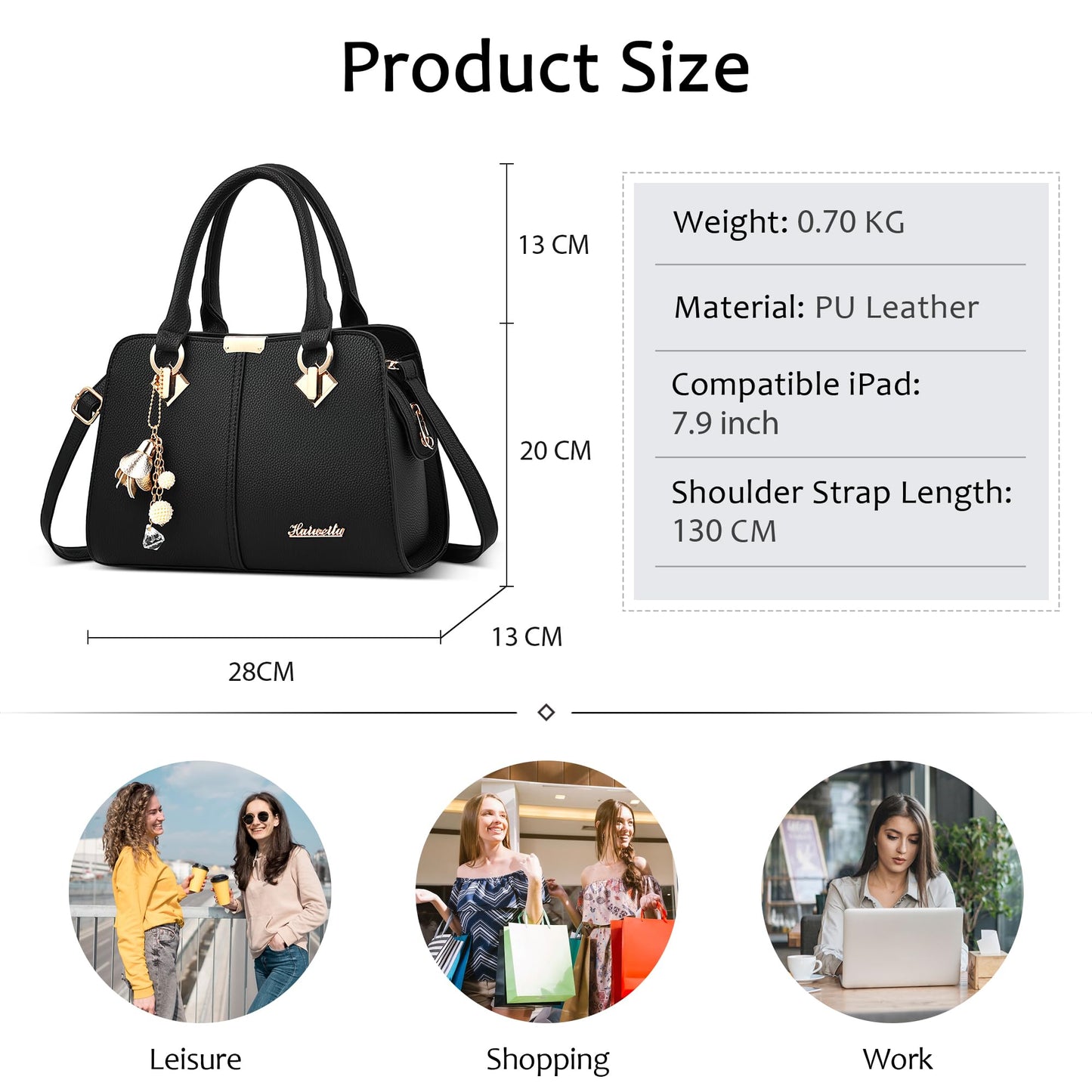 EBXN Bolsos de Mujer Elegante