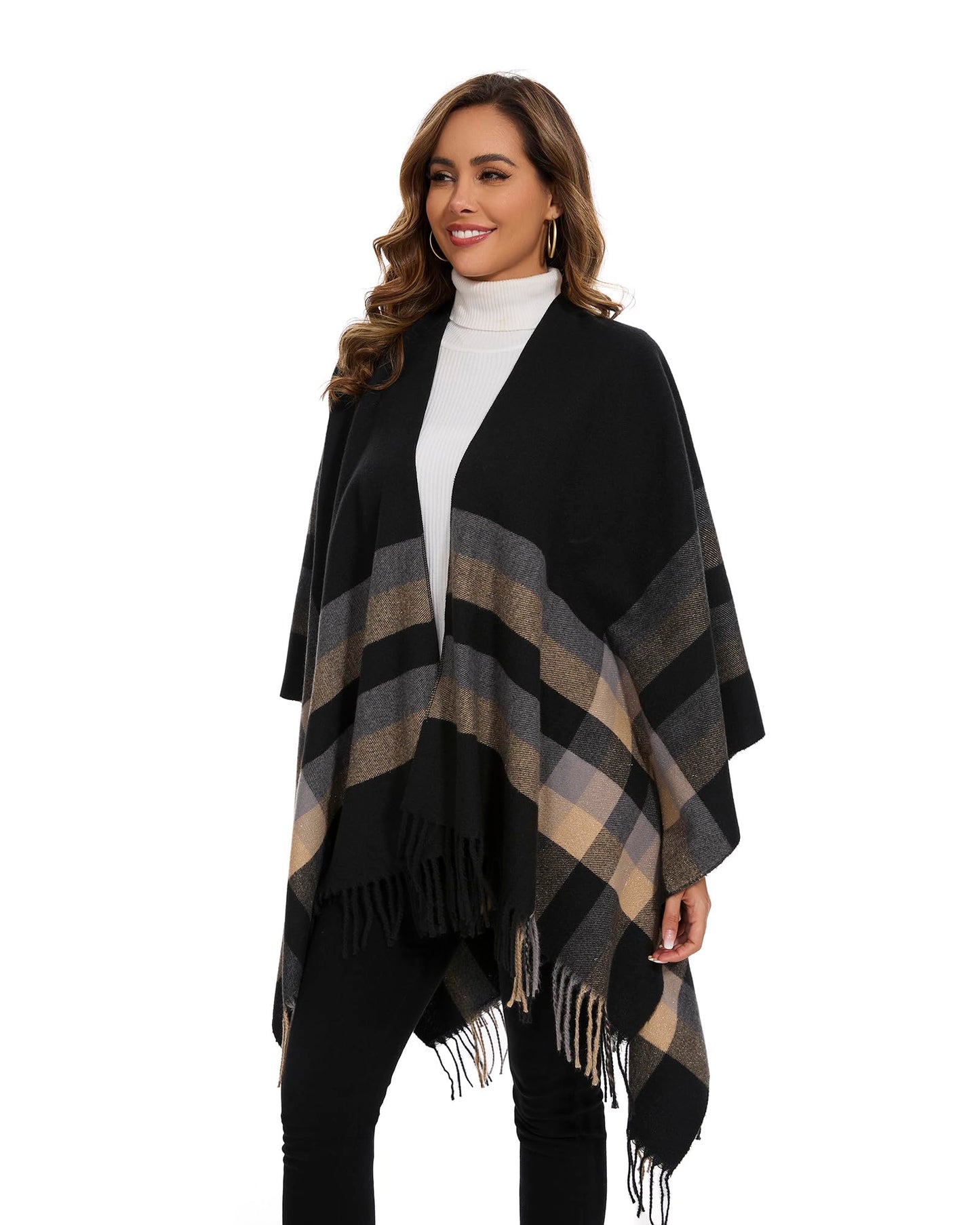 EBXN Colornial Chal Elegante para Mujer