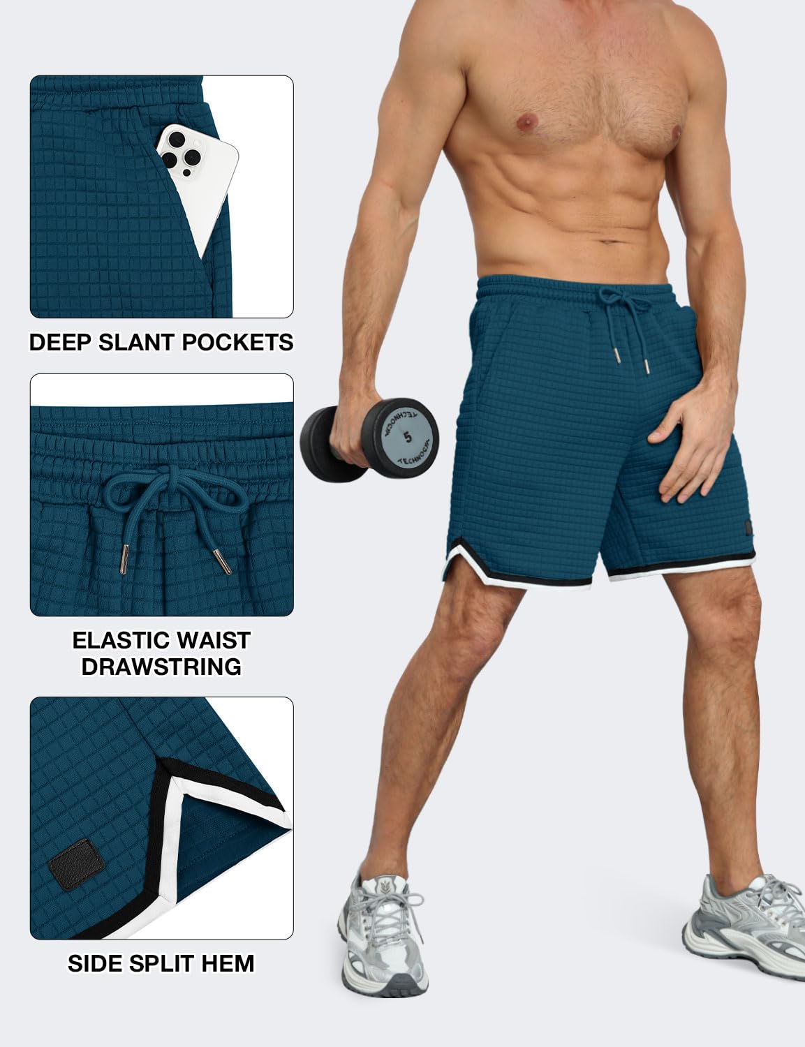 Mens Athletic Sweat Shorts