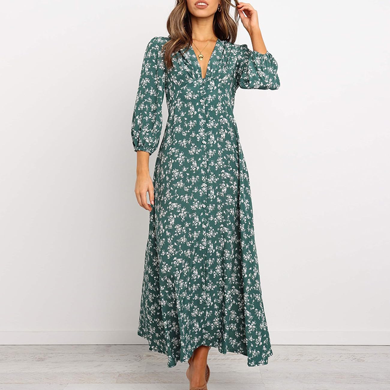 EBXN Vestidos Mujer Floral
