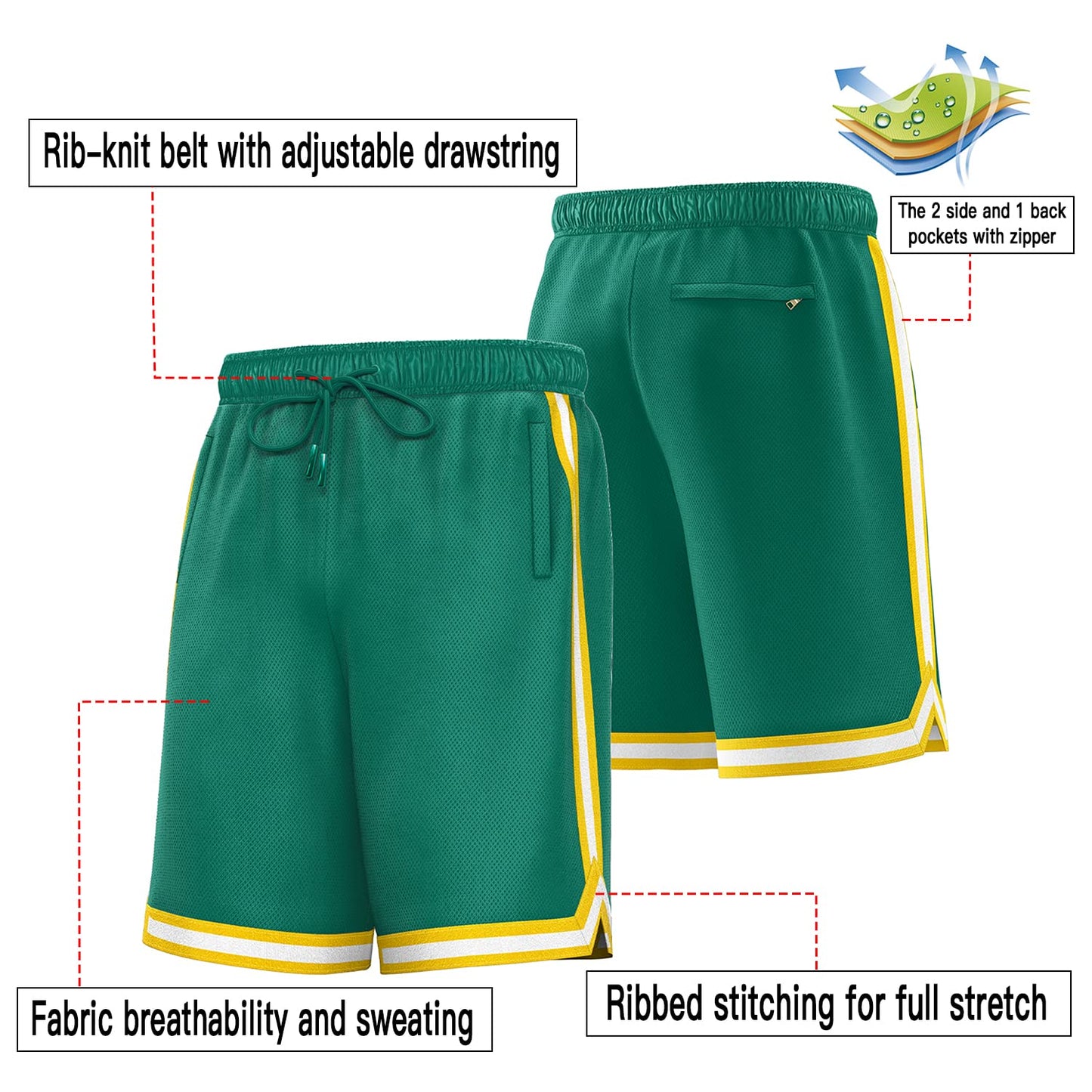 Men’s Mesh Basketball Shorts