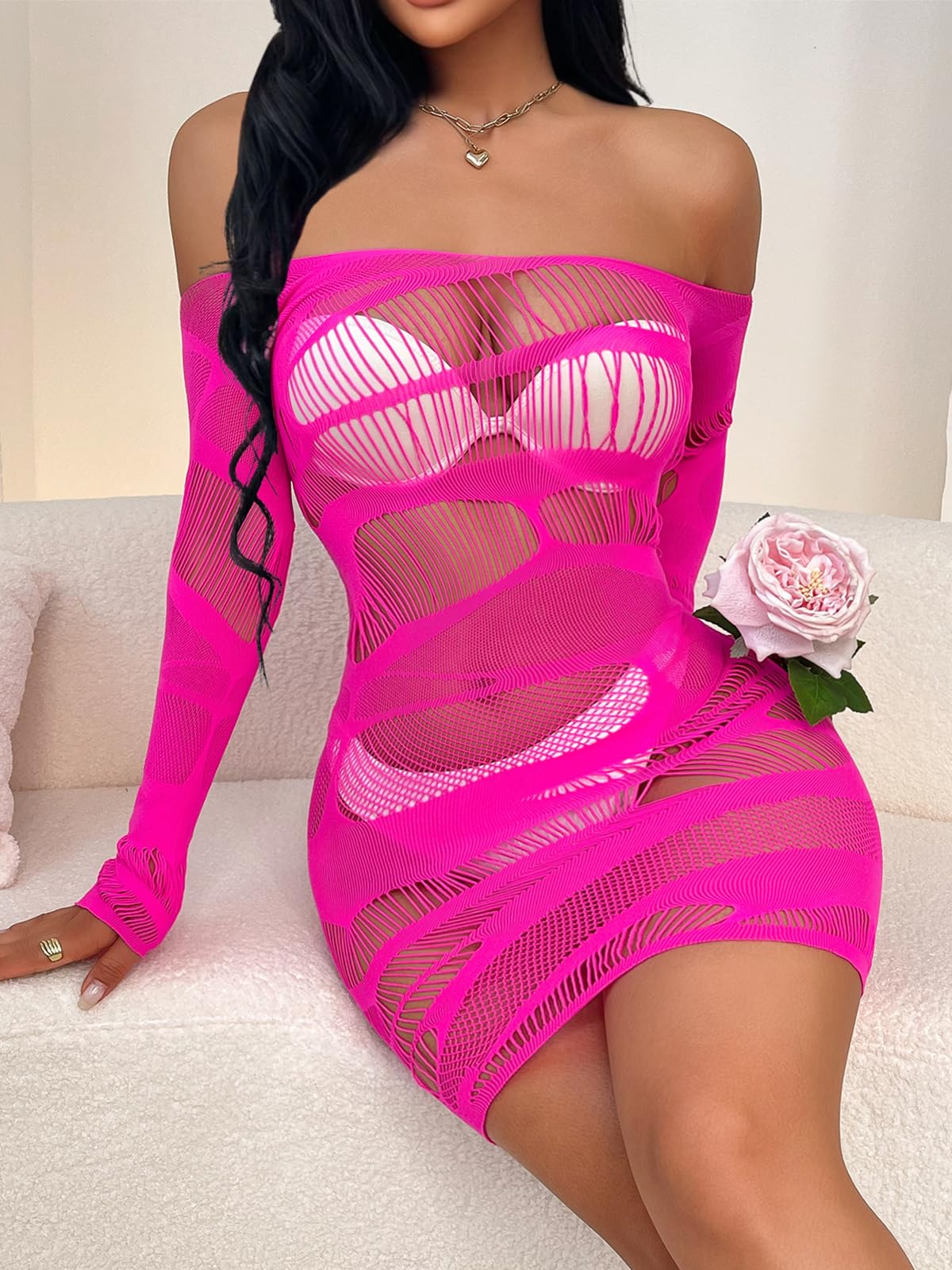 Vestido de lencería Sexy para Mujeres