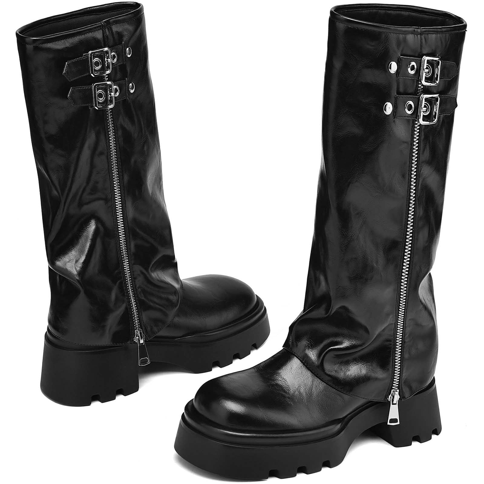 EBXN Women's Knee High Boots