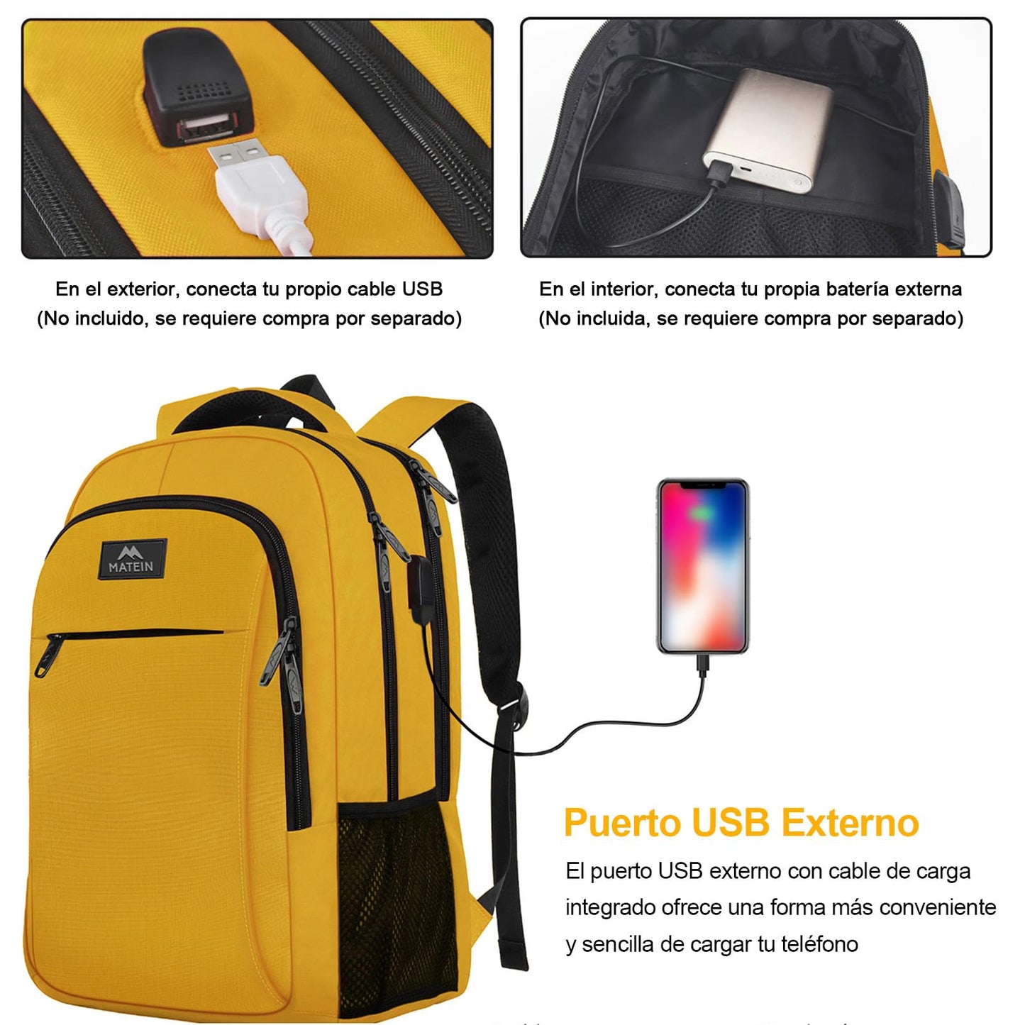 EBXN Mochila Portatil 15.6 Pulgadas