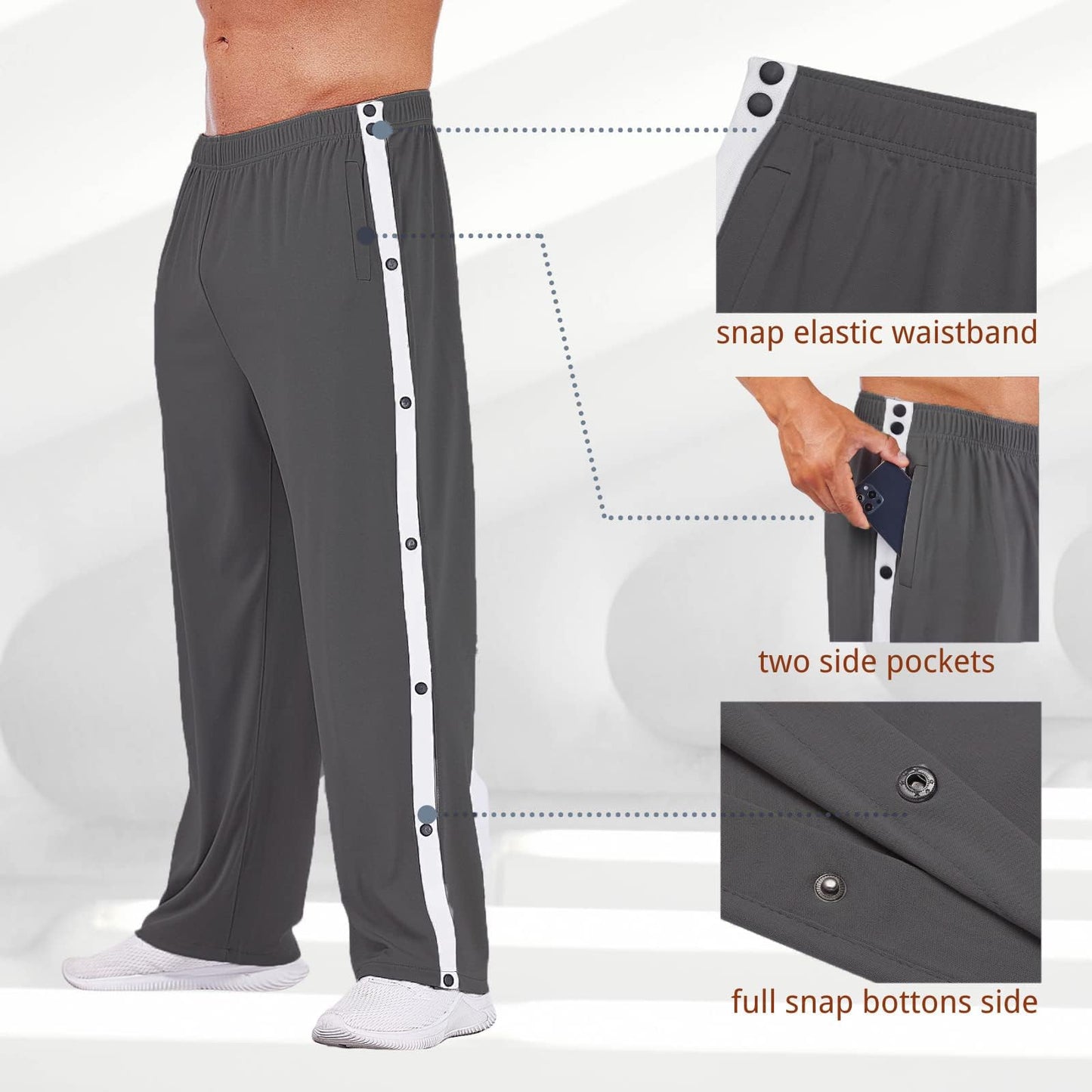 EBXN Pantalone de Jogging para Hombre