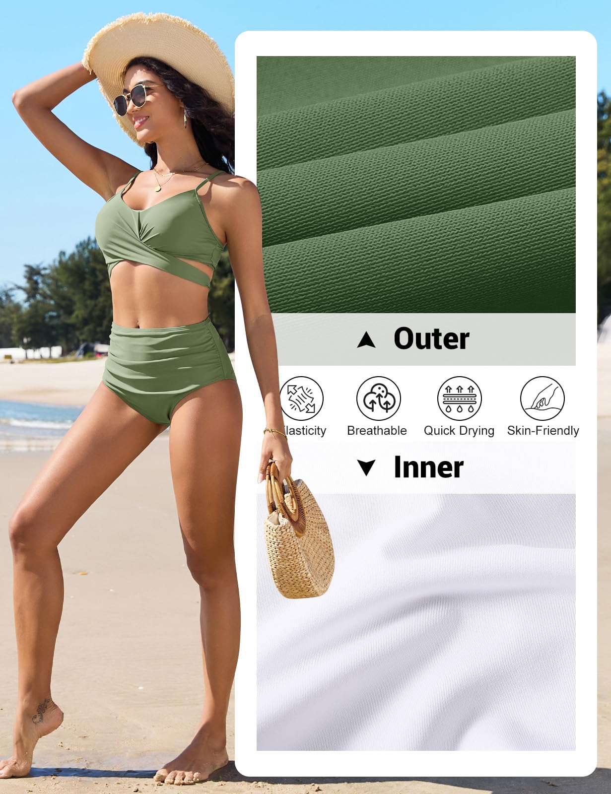 Waisted Bathing Suit