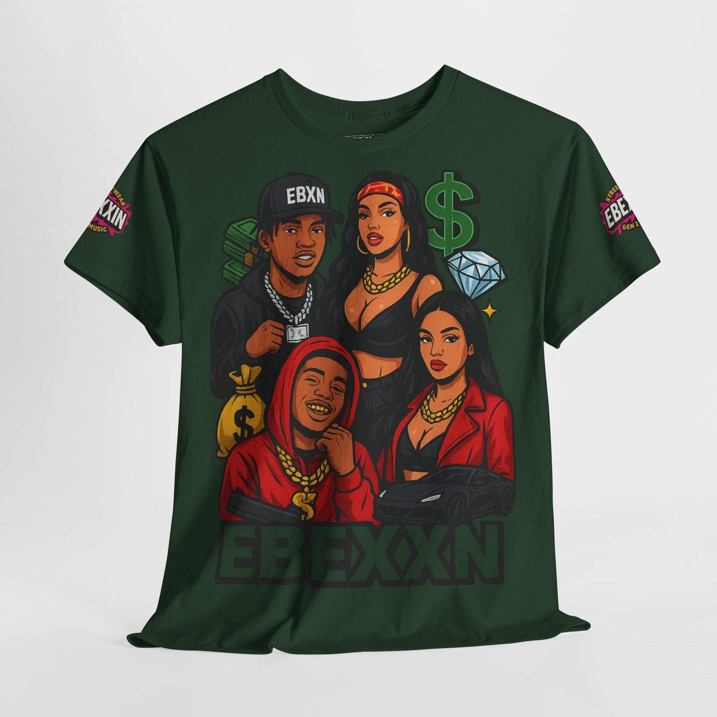 eBexxin - Stylish Unisex Hip Hop Fashion t-shirt
