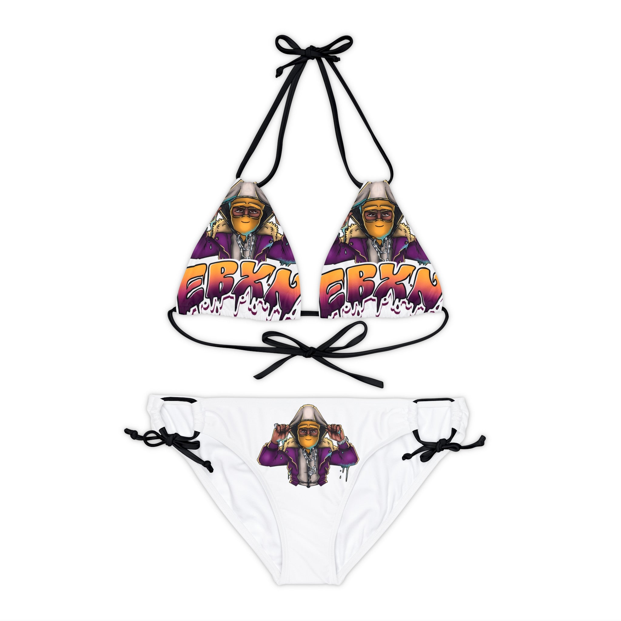 Strappy Bikini Set (AOP)