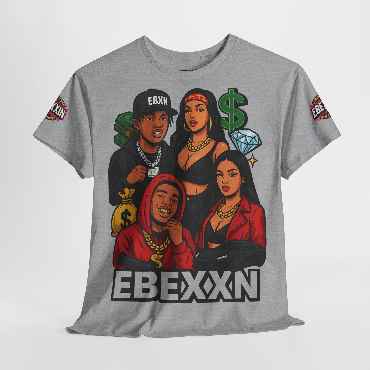 eBexxin - Stylish Unisex Hip Hop Fashion t-shirt