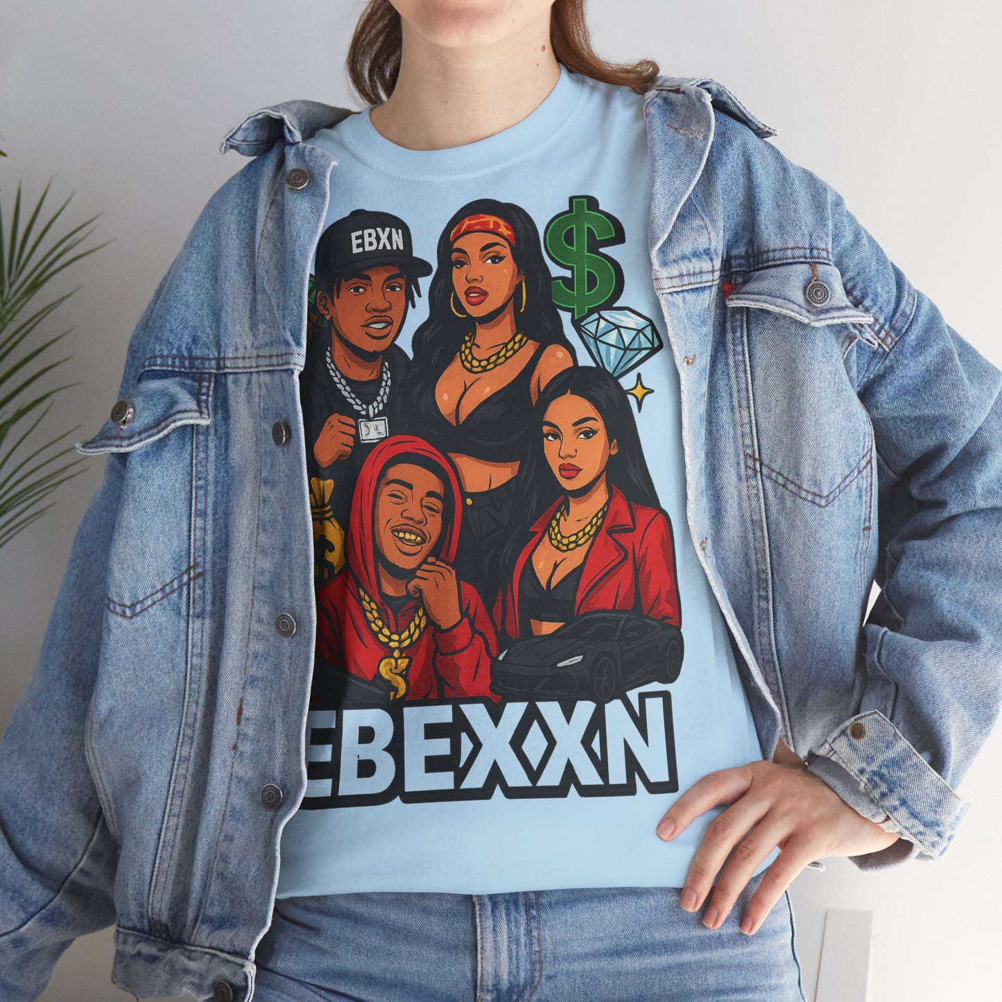 eBexxin - Stylish Unisex Hip Hop Fashion t-shirt