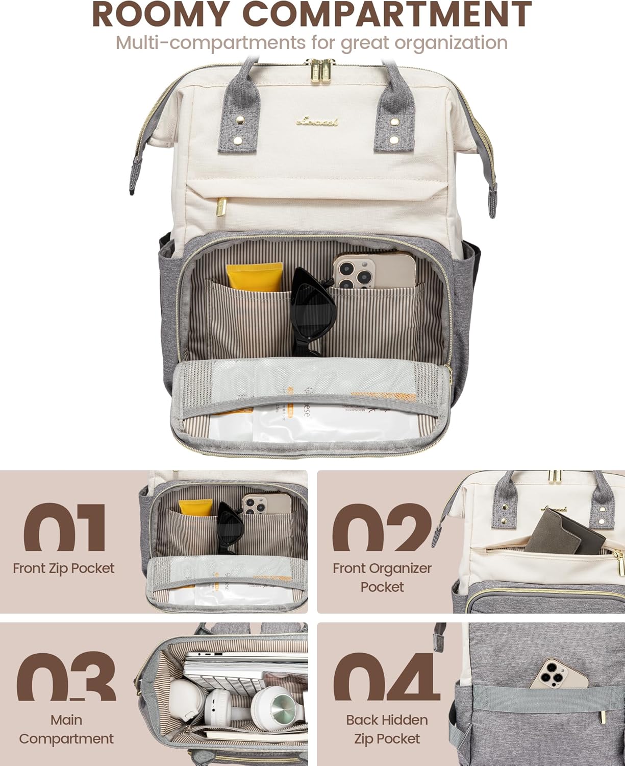 EBXN Mochila Mujer Pequeña