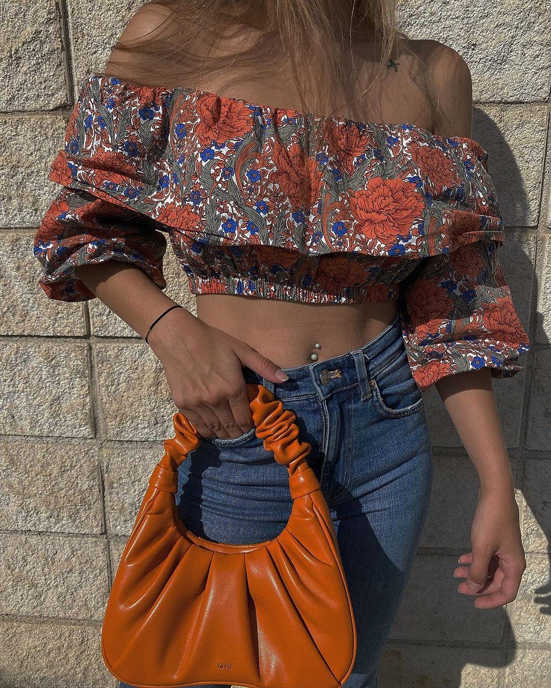 EBXN Bolso Hobo fruncido Gabbi para mujer