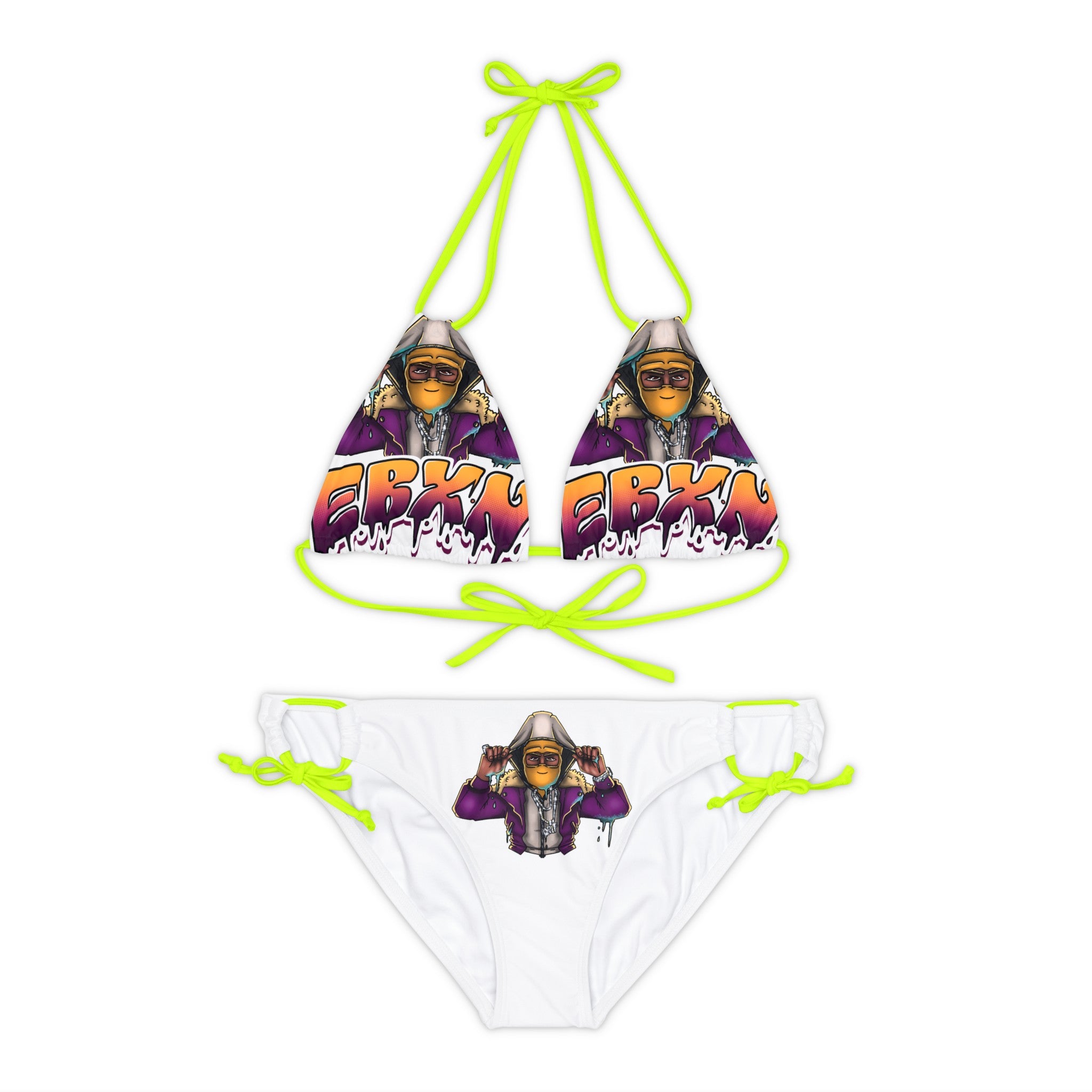 Strappy Bikini Set (AOP)