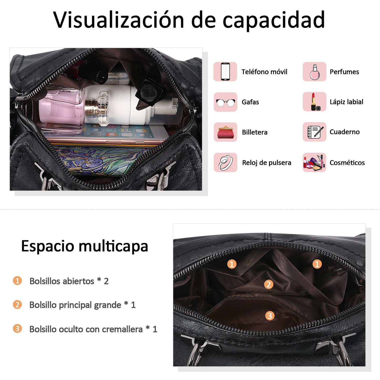 EBXN Moda Mujer Bolso de Mano